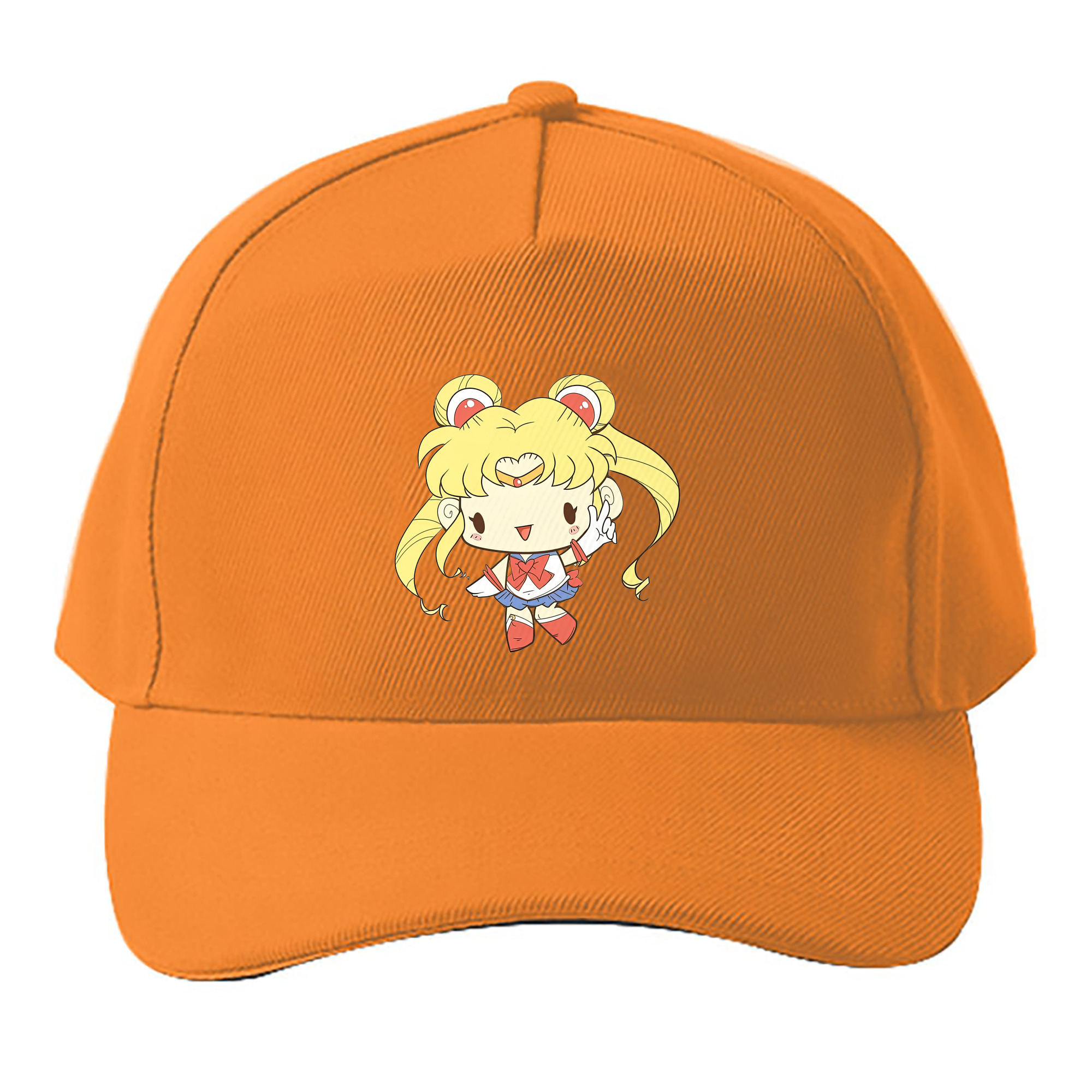 （画像用） 美少女戦士セーラームーン 月野 うさぎ つきの うさぎ Sailor Moon Tsukino Usagi ベースボールキャップ 綿100％ 男女兼用 帽子 スポーツ