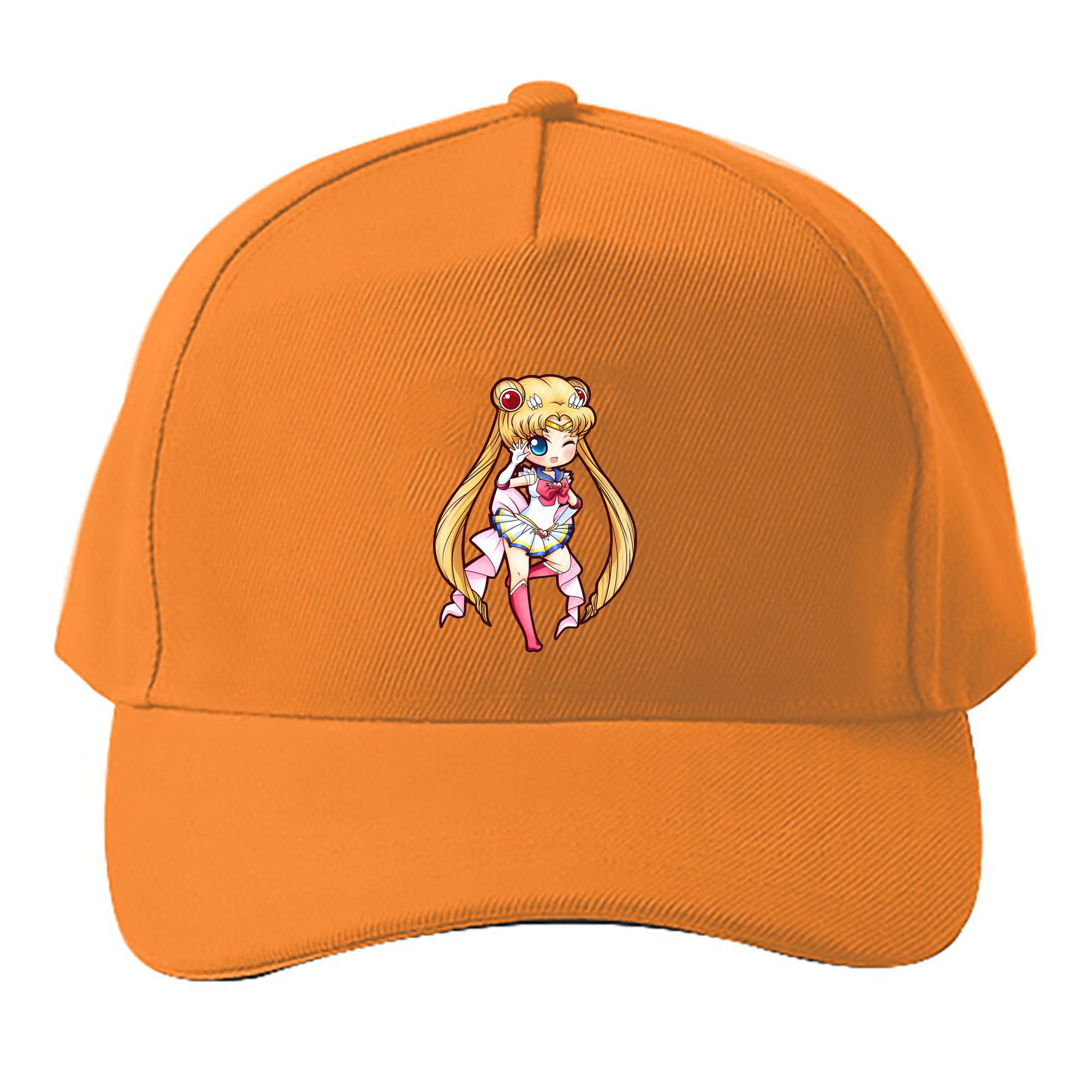 （画像用） 美少女戦士セーラームーン 月野 うさぎ つきの うさぎ Sailor Moon Tsukino Usagi ベースボールキャップ 綿100％ 男女兼用 帽子 スポーツ