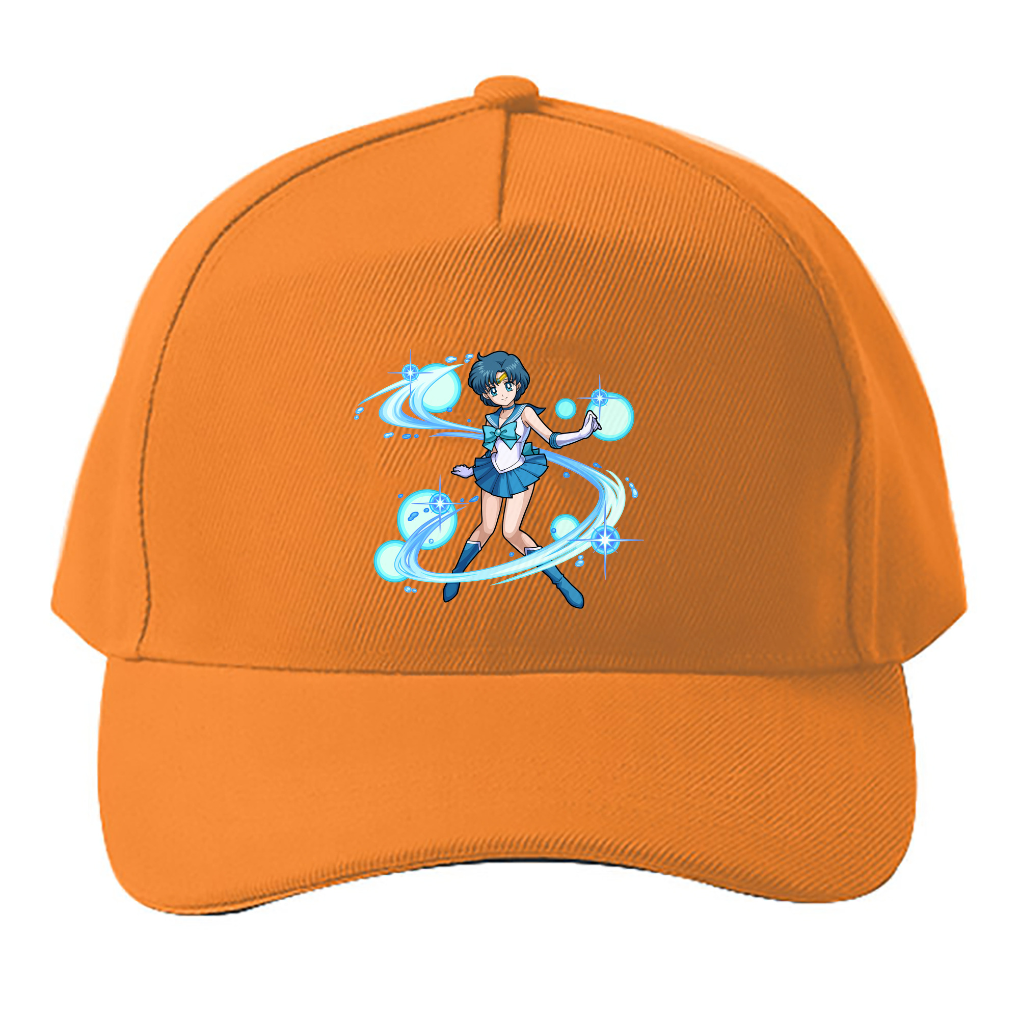 （画像用） 美少女戦士セーラームーン 水野 亜美 みずの あみ Sailor Moon Mizuno Ami ベースボールキャップ 綿100％ 男女兼用 帽子 スポーツ