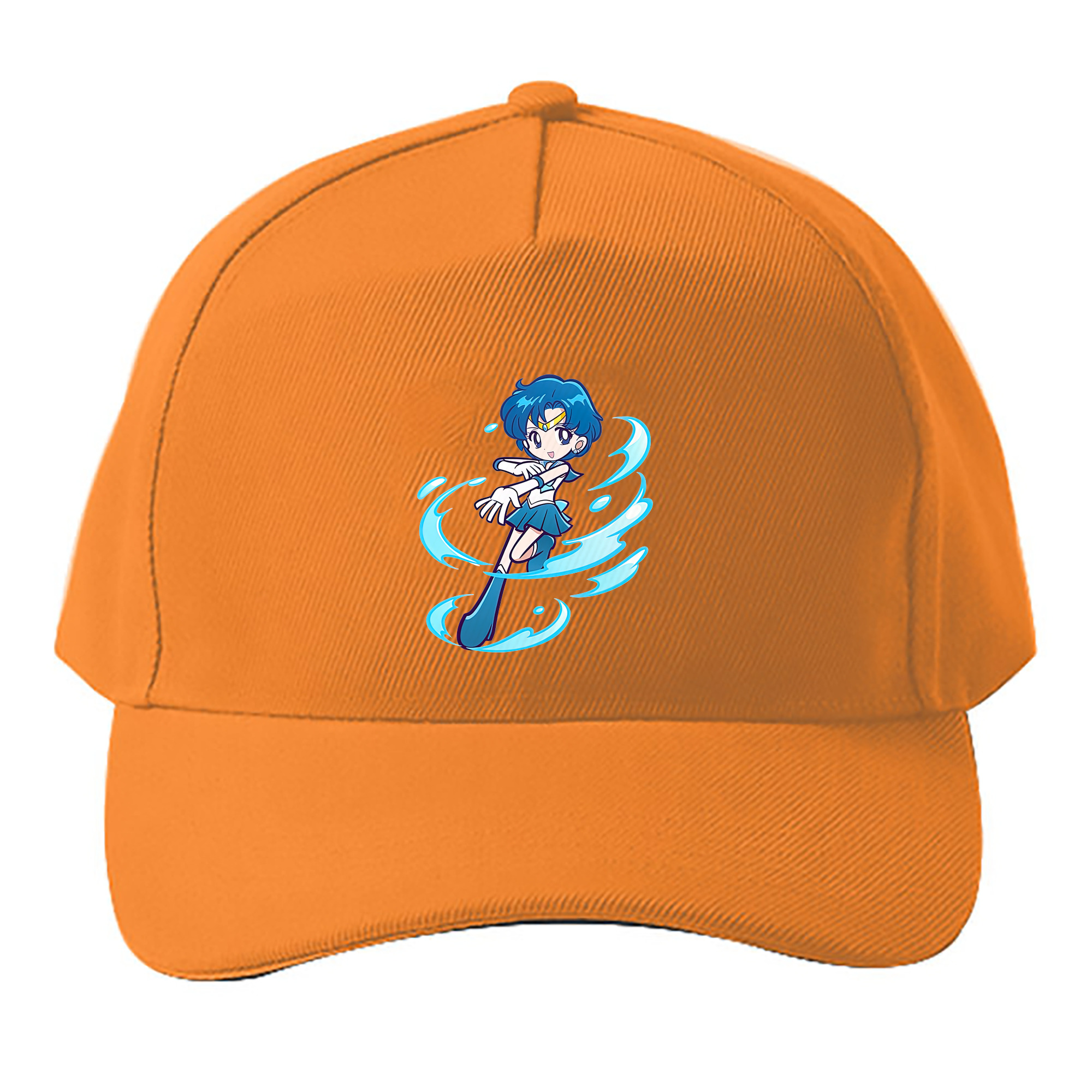 （画像用） 美少女戦士セーラームーン 水野 亜美 みずの あみ Sailor Moon Mizuno Ami ベースボールキャップ 綿100％ 男女兼用 帽子 スポーツ