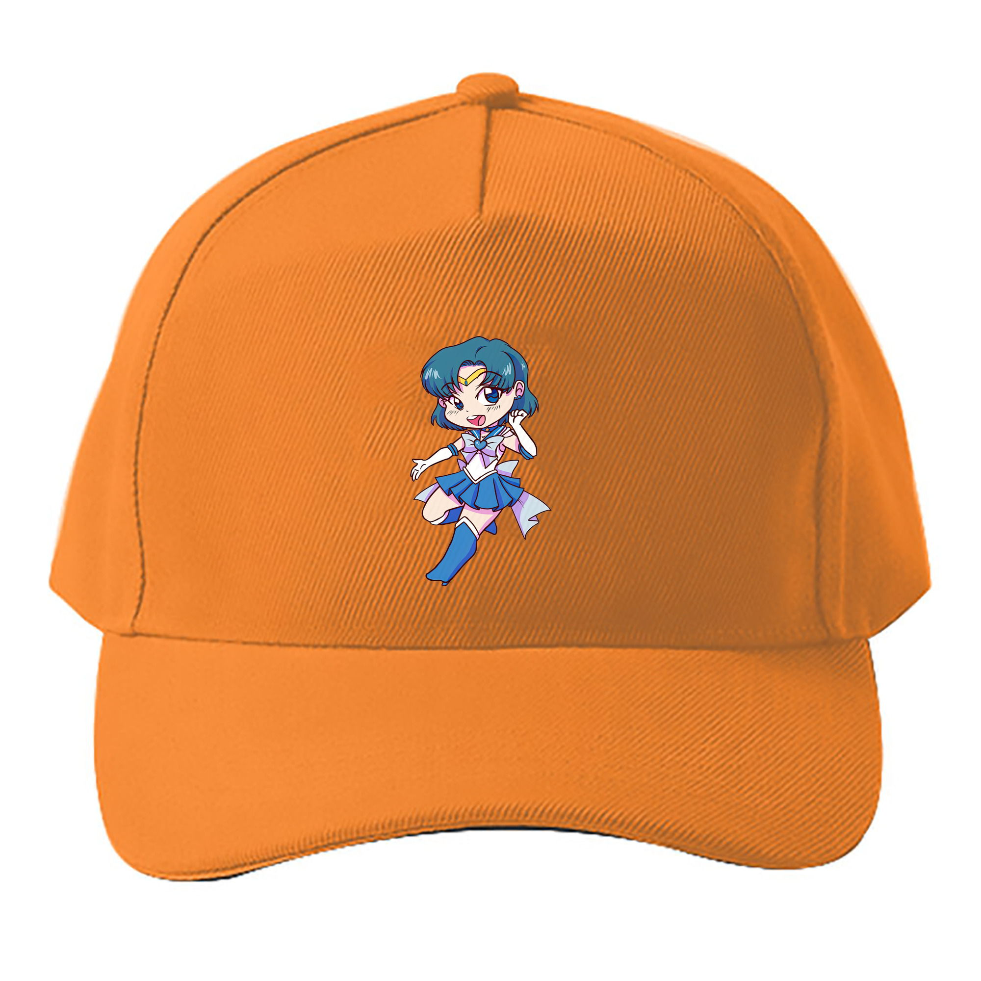 （画像用） 美少女戦士セーラームーン 水野 亜美 みずの あみ Sailor Moon Mizuno Ami ベースボールキャップ 綿100％ 男女兼用 帽子 スポーツ