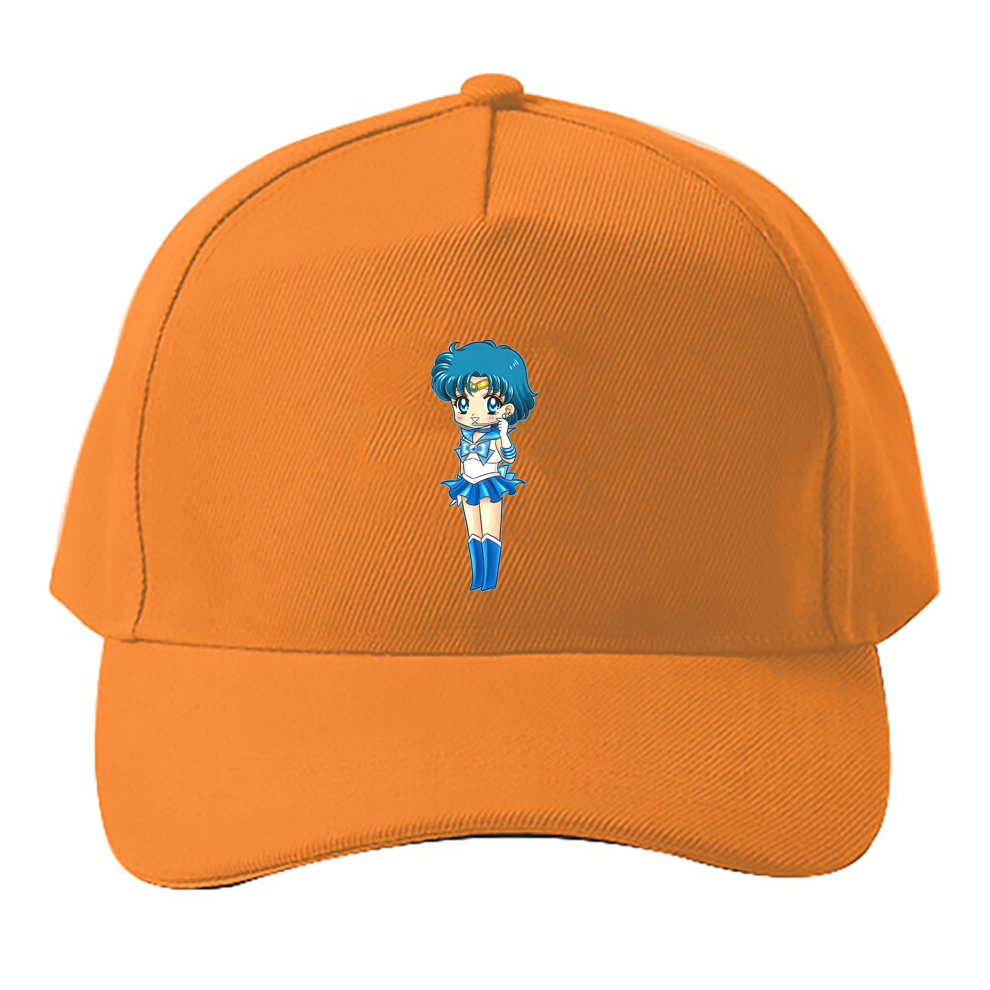 （画像用） 美少女戦士セーラームーン 水野 亜美 みずの あみ Sailor Moon Mizuno Ami ベースボールキャップ 綿100％ 男女兼用 帽子 スポーツ