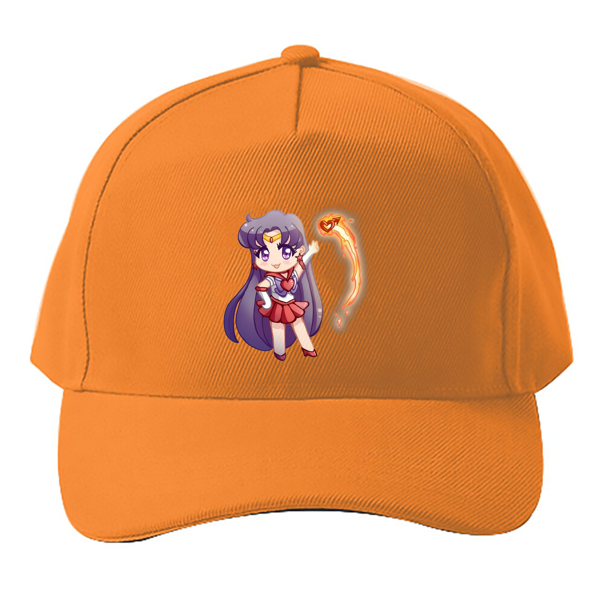 （画像用） 美少女戦士セーラームーン 火野レイ ひの レイ Sailor Moon Hino Rei （セーラーマーズ,Sailor Mars） ベースボールキャップ 綿100％ 男女兼用 帽子 スポーツ