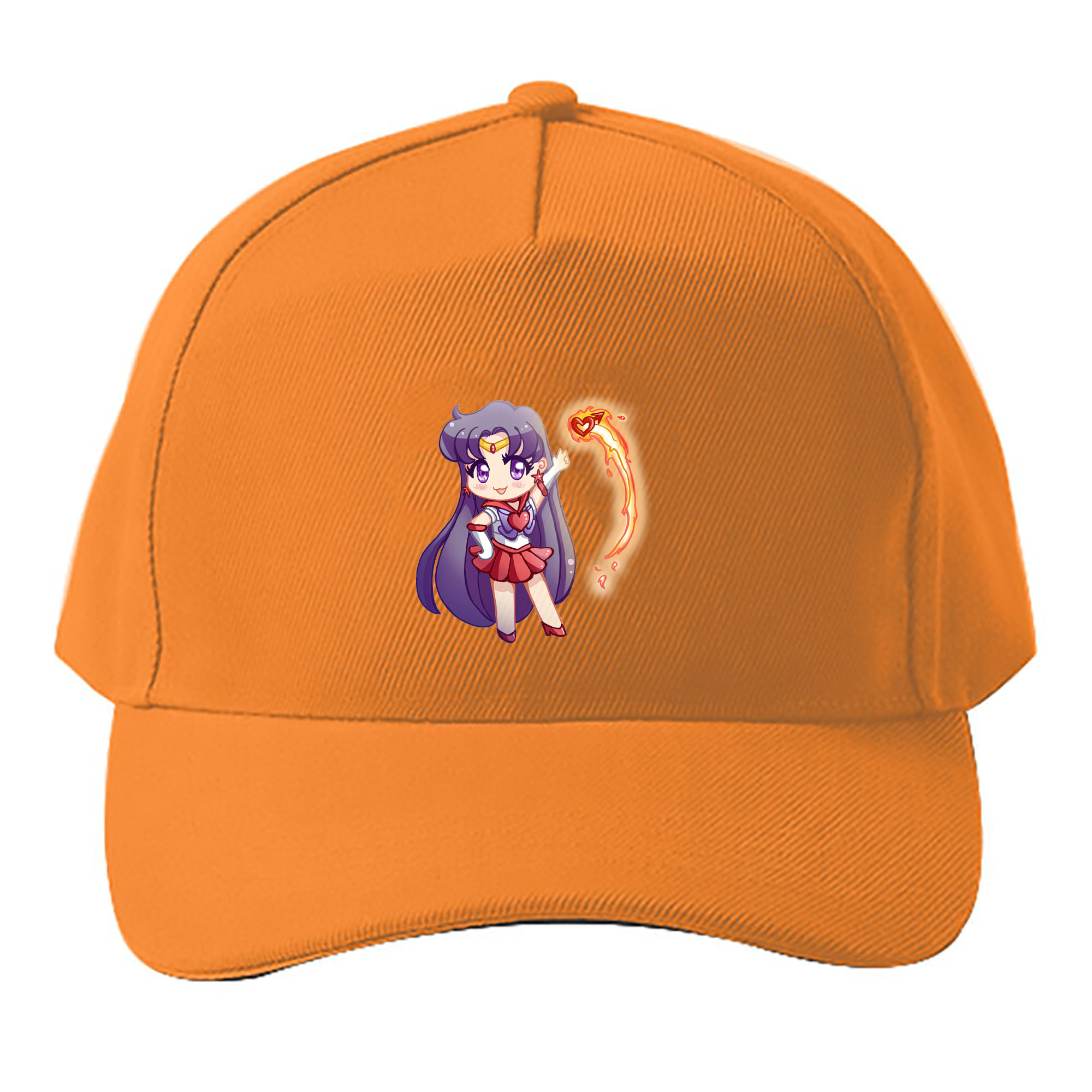（画像用） 美少女戦士セーラームーン 火野レイ ひの レイ Sailor Moon Hino Rei （セーラーマーズ,Sailor Mars） ベースボールキャップ 綿100％ 男女兼用 帽子 スポーツ