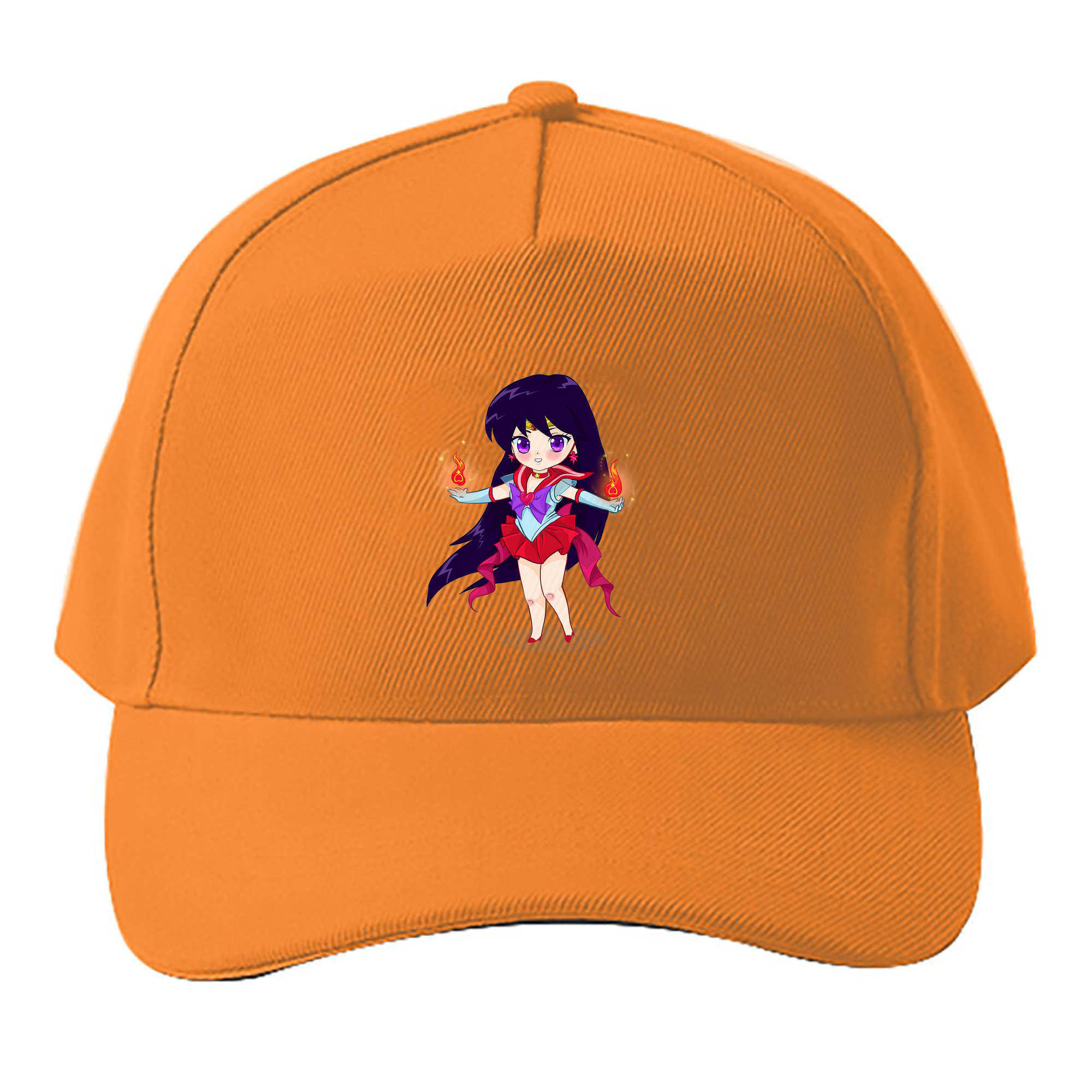 （画像用） 美少女戦士セーラームーン 火野レイ ひの レイ Sailor Moon Hino Rei （セーラーマーズ,Sailor Mars） ベースボールキャップ 綿100％ 男女兼用 帽子 スポーツ