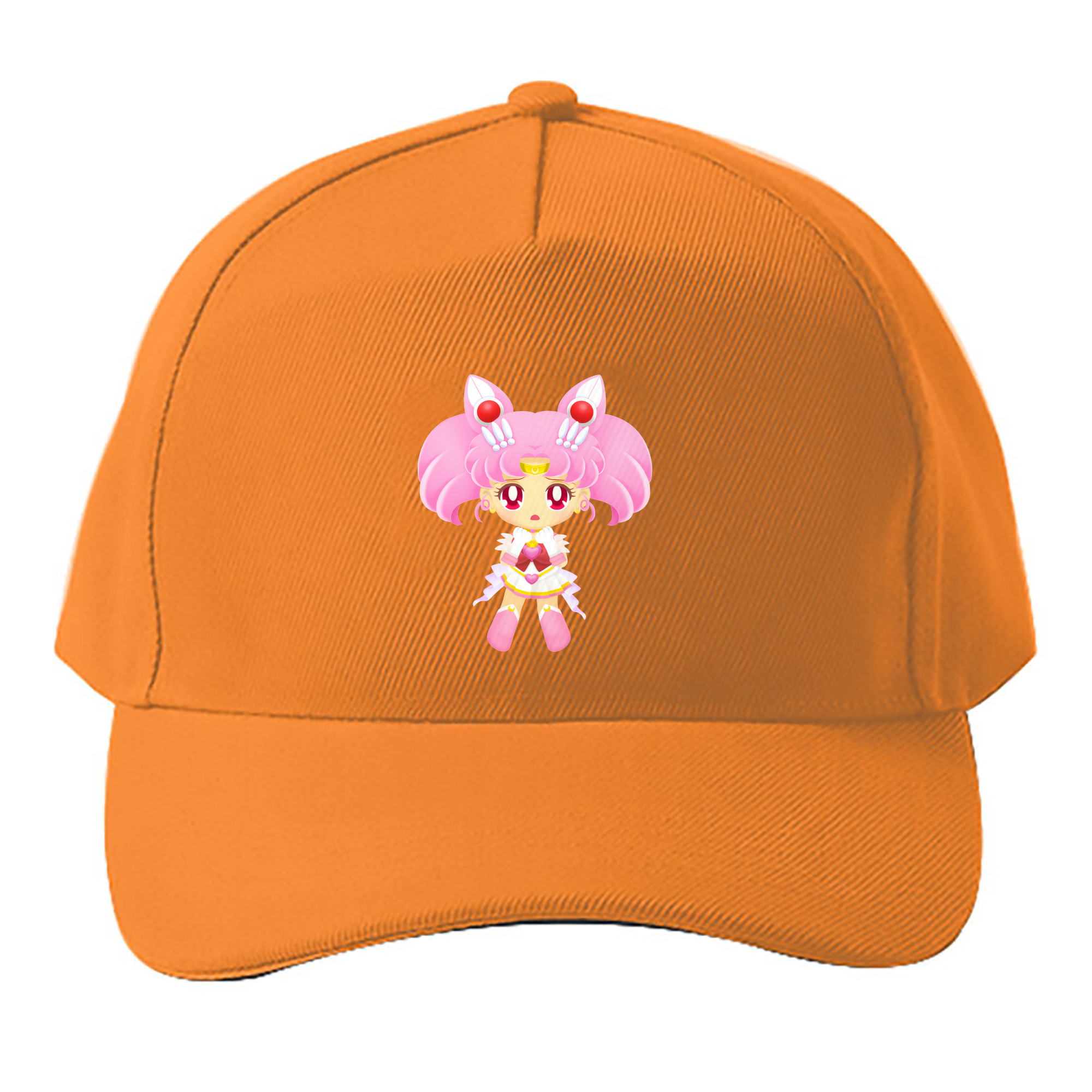 （画像用） 美少女戦士セーラームーン ちびうさ Sailor Moon Chibiusa Tsukino Usagi Small Lady Serenity ベースボールキャップ 綿100％ 男女兼用 帽子 スポーツ