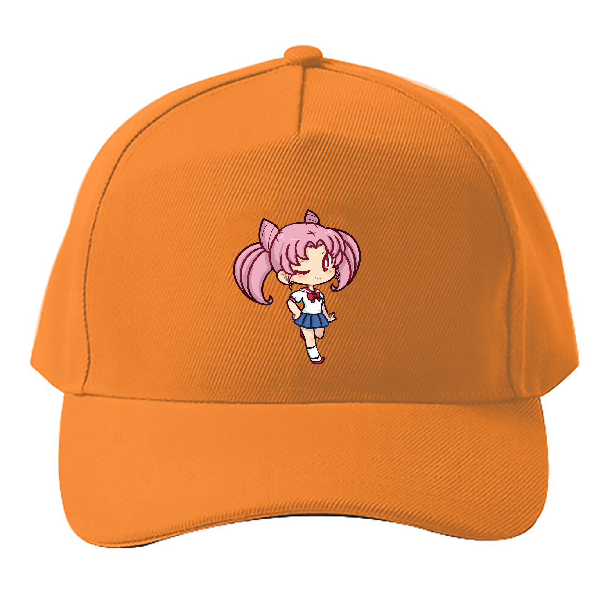 （画像用） 美少女戦士セーラームーン ちびうさ Sailor Moon Chibiusa Tsukino Usagi Small Lady Serenity ベースボールキャップ 綿100％ 男女兼用 帽子 スポーツ