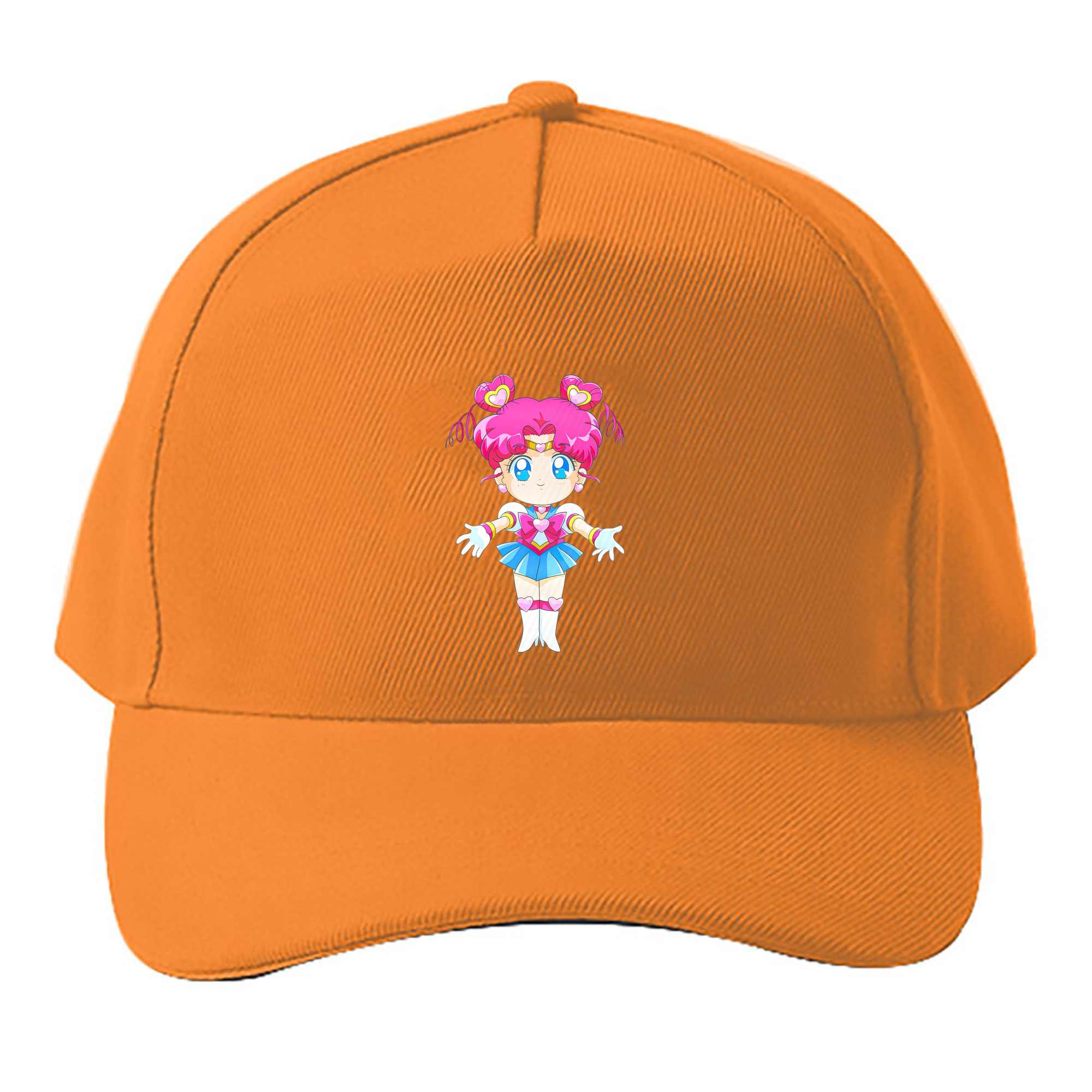 （画像用） 美少女戦士セーラームーン ちびうさ Sailor Moon Chibiusa Tsukino Usagi Small Lady Serenity ベースボールキャップ 綿100％ 男女兼用 帽子 スポーツ