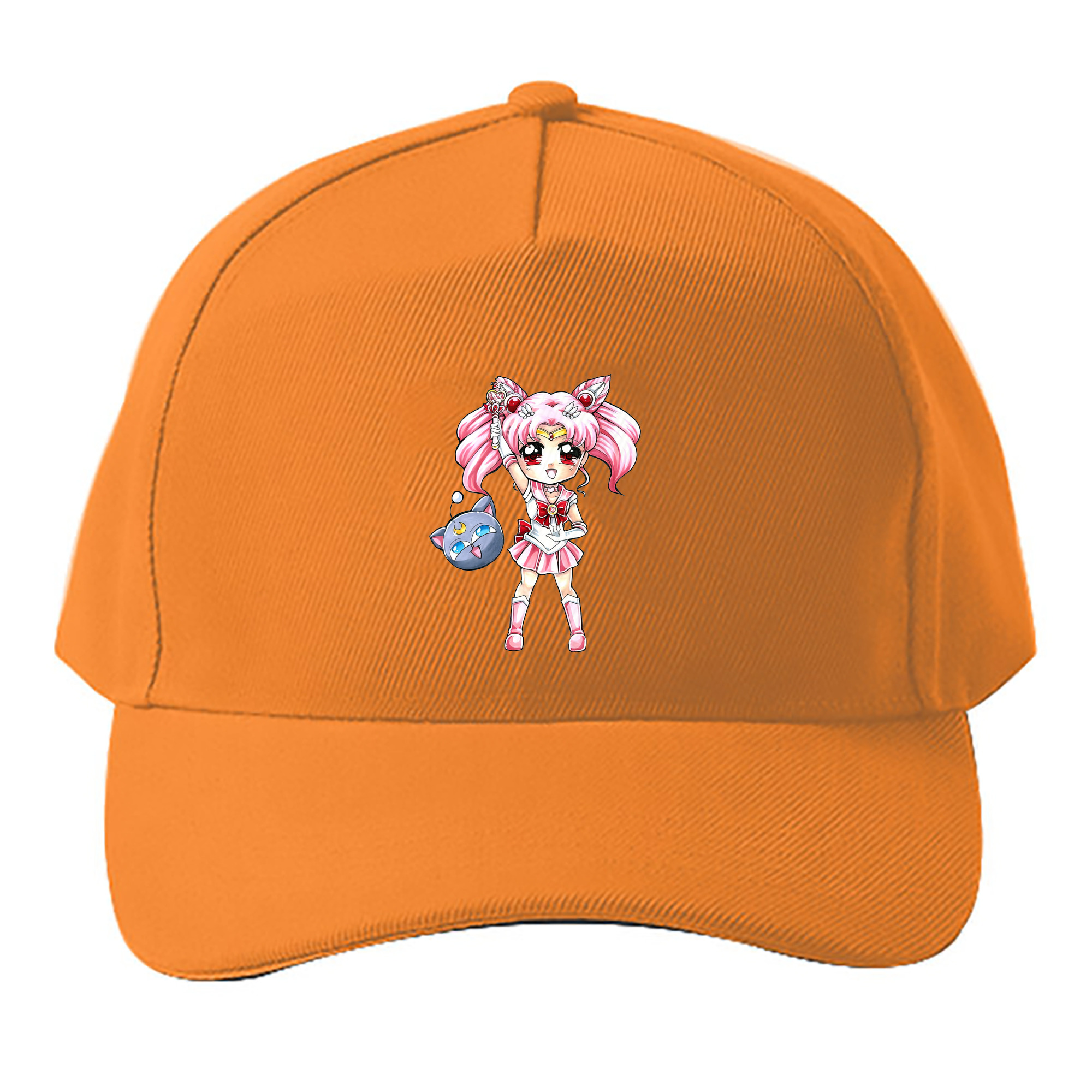 （画像用） 美少女戦士セーラームーン ちびうさ Sailor Moon Chibiusa Tsukino Usagi Small Lady Serenity ベースボールキャップ 綿100％ 男女兼用 帽子 スポーツ