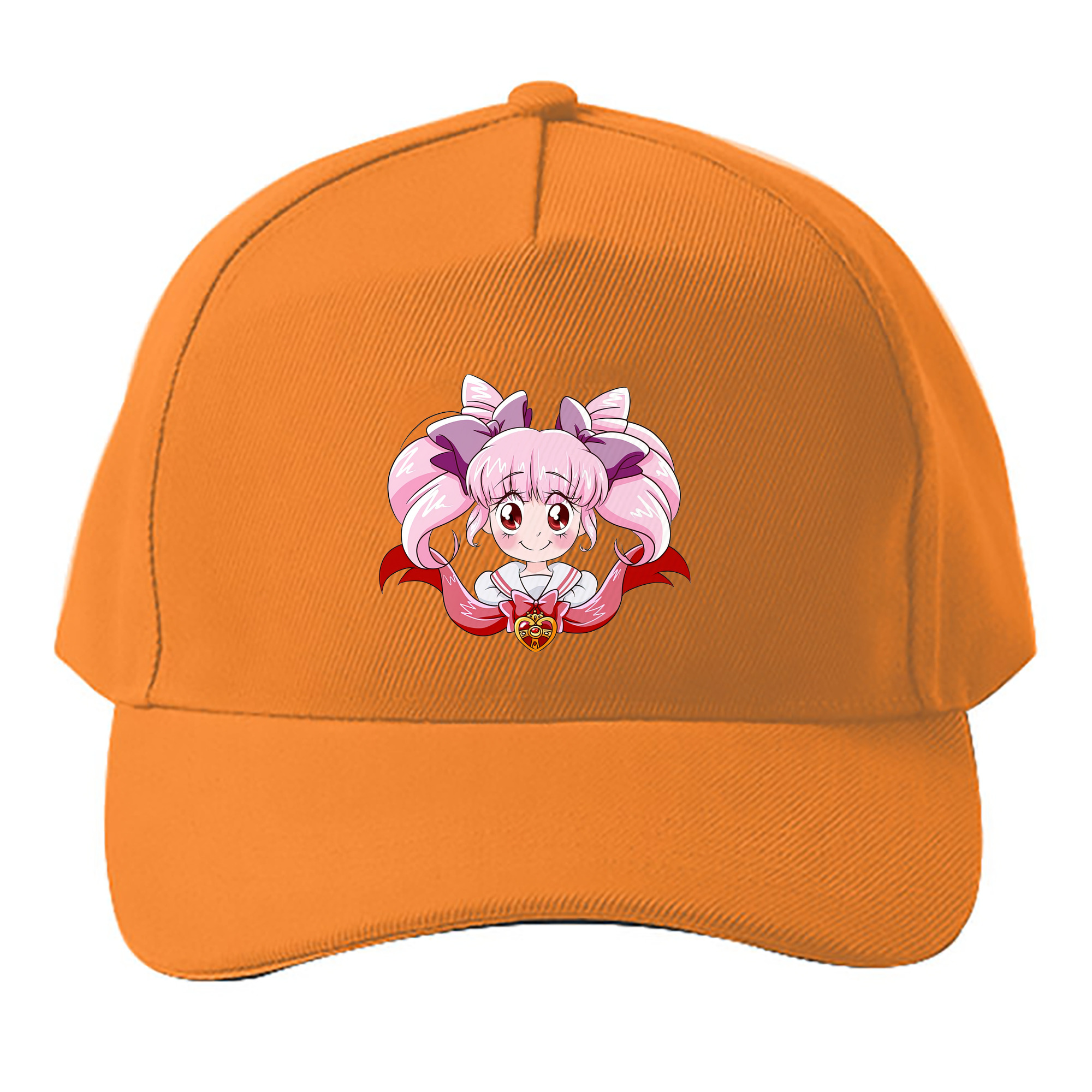 （画像用） 美少女戦士セーラームーン ちびうさ Sailor Moon Chibiusa Tsukino Usagi Small Lady Serenity ベースボールキャップ 綿100％ 男女兼用 帽子 スポーツ