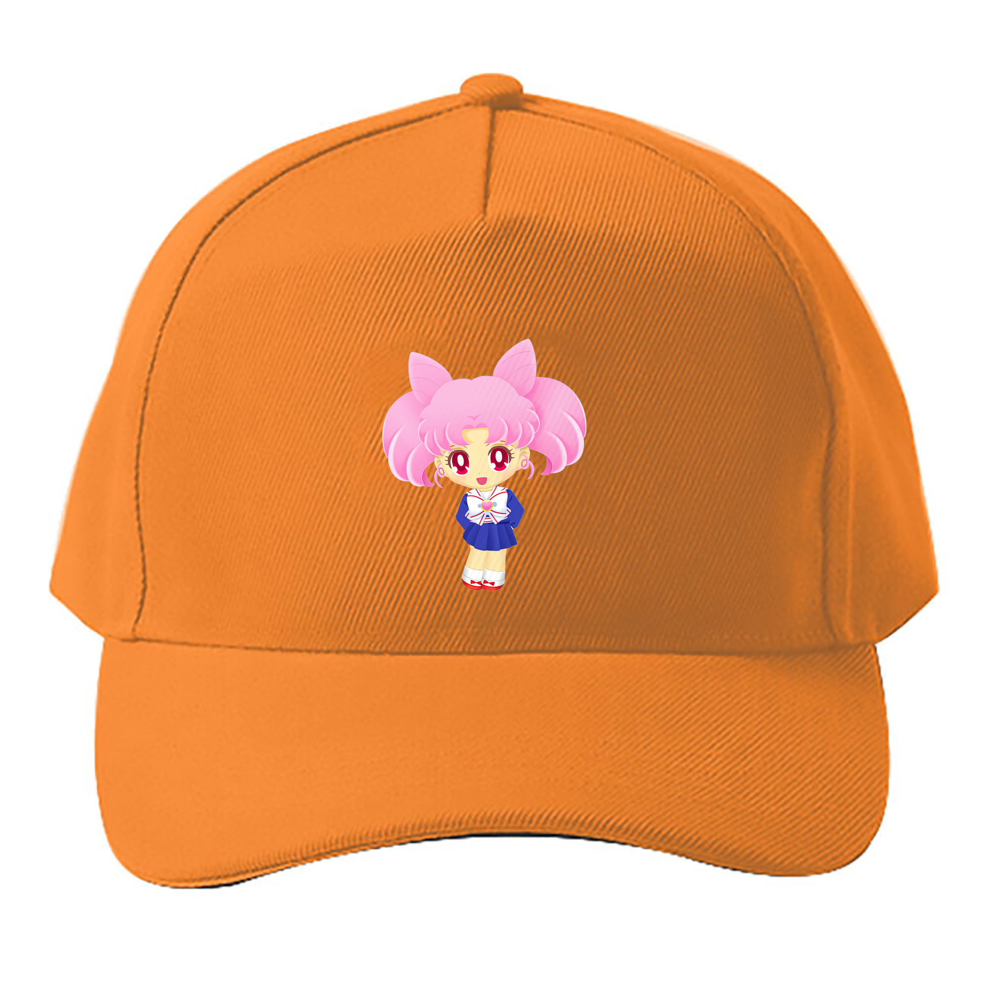 （画像用） 美少女戦士セーラームーン ちびうさ Sailor Moon Chibiusa Tsukino Usagi Small Lady Serenity ベースボールキャップ 綿100％ 男女兼用 帽子 スポーツ