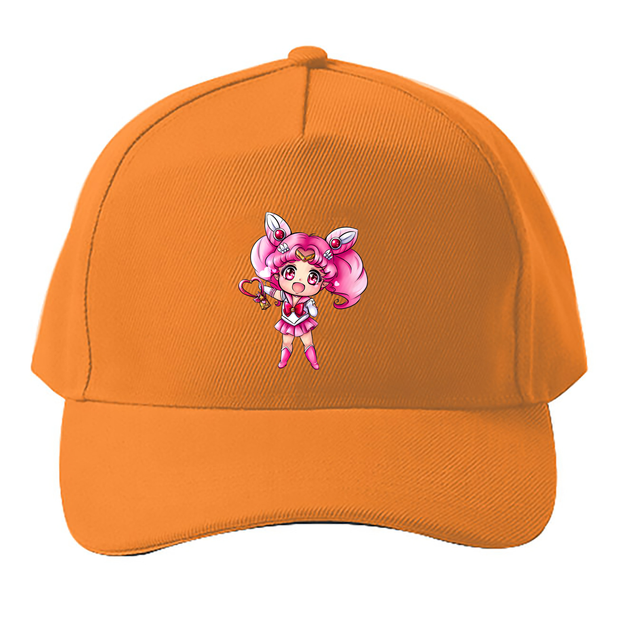 （画像用） 美少女戦士セーラームーン ちびうさ Sailor Moon Chibiusa Tsukino Usagi Small Lady Serenity ベースボールキャップ 綿100％ 男女兼用 帽子 スポーツ