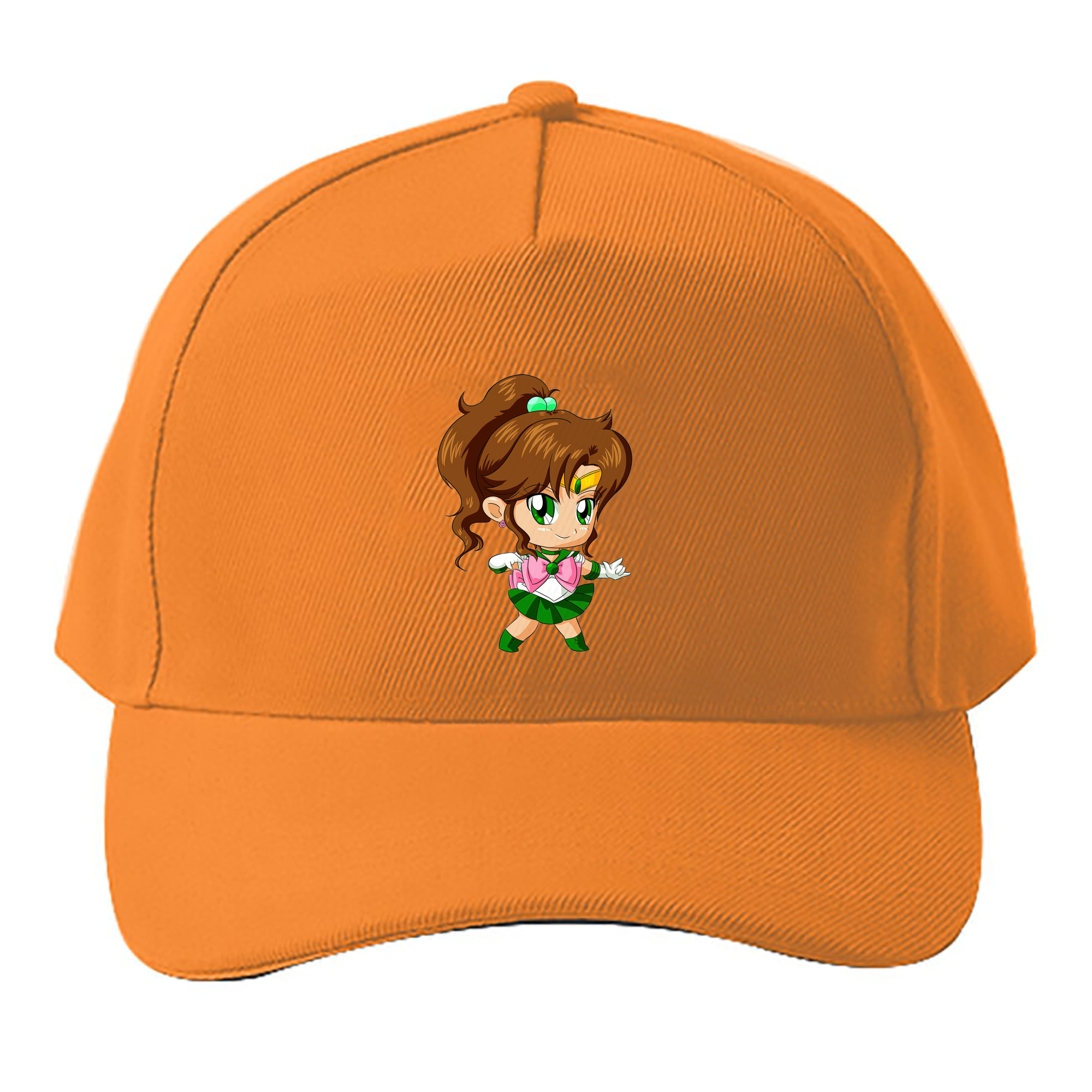 （画像用） 美少女戦士セーラームーン 木野 まこと きの まこと Sailor Moon Kino Makoto （セーラージュピター；Sailor Jupiter） ベースボールキャップ 綿100％ 男女兼用 帽子 スポーツ