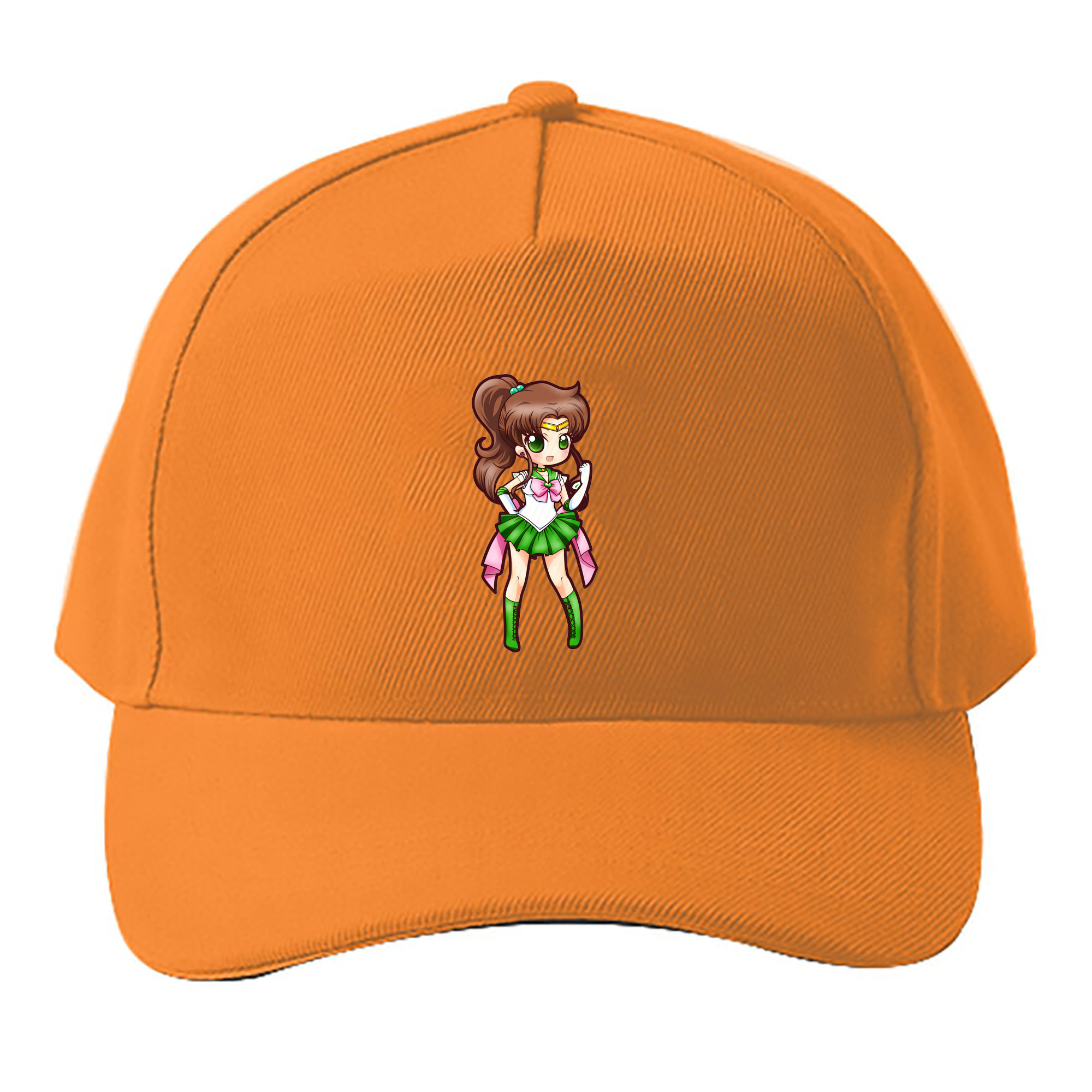 （画像用） 美少女戦士セーラームーン 木野 まこと きの まこと Sailor Moon Kino Makoto （セーラージュピター；Sailor Jupiter） ベースボールキャップ 綿100％ 男女兼用 帽子 スポーツ