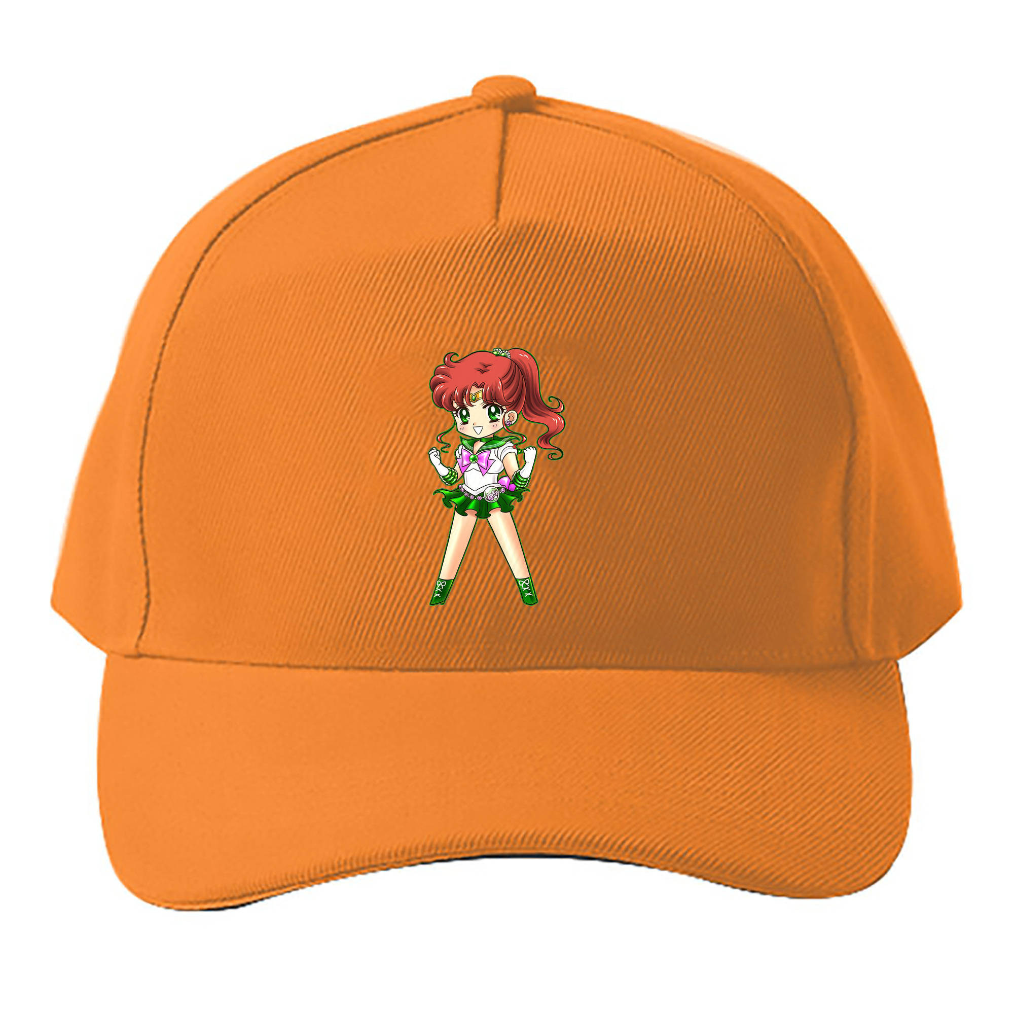 （画像用） 美少女戦士セーラームーン 木野 まこと きの まこと Sailor Moon Kino Makoto （セーラージュピター；Sailor Jupiter） ベースボールキャップ 綿100％ 男女兼用 帽子 スポーツ