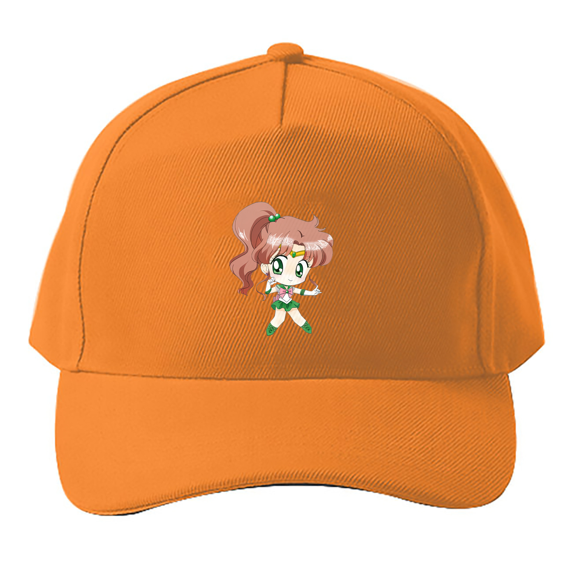 （画像用） 美少女戦士セーラームーン 木野 まこと きの まこと Sailor Moon Kino Makoto （セーラージュピター；Sailor Jupiter） ベースボールキャップ 綿100％ 男女兼用 帽子 スポーツ