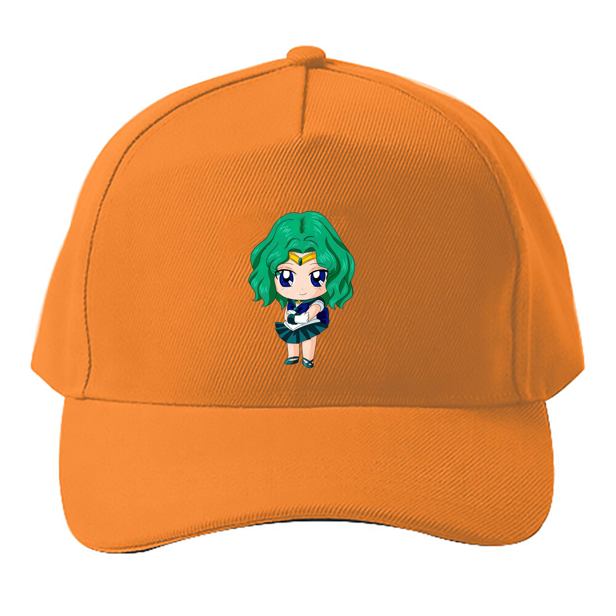 （画像用） 美少女戦士セーラームーン 海王 みちる（かいおう みちる） Sailor Moon Kaiou Michiru ベースボールキャップ 綿100％ 男女兼用 帽子 スポーツ