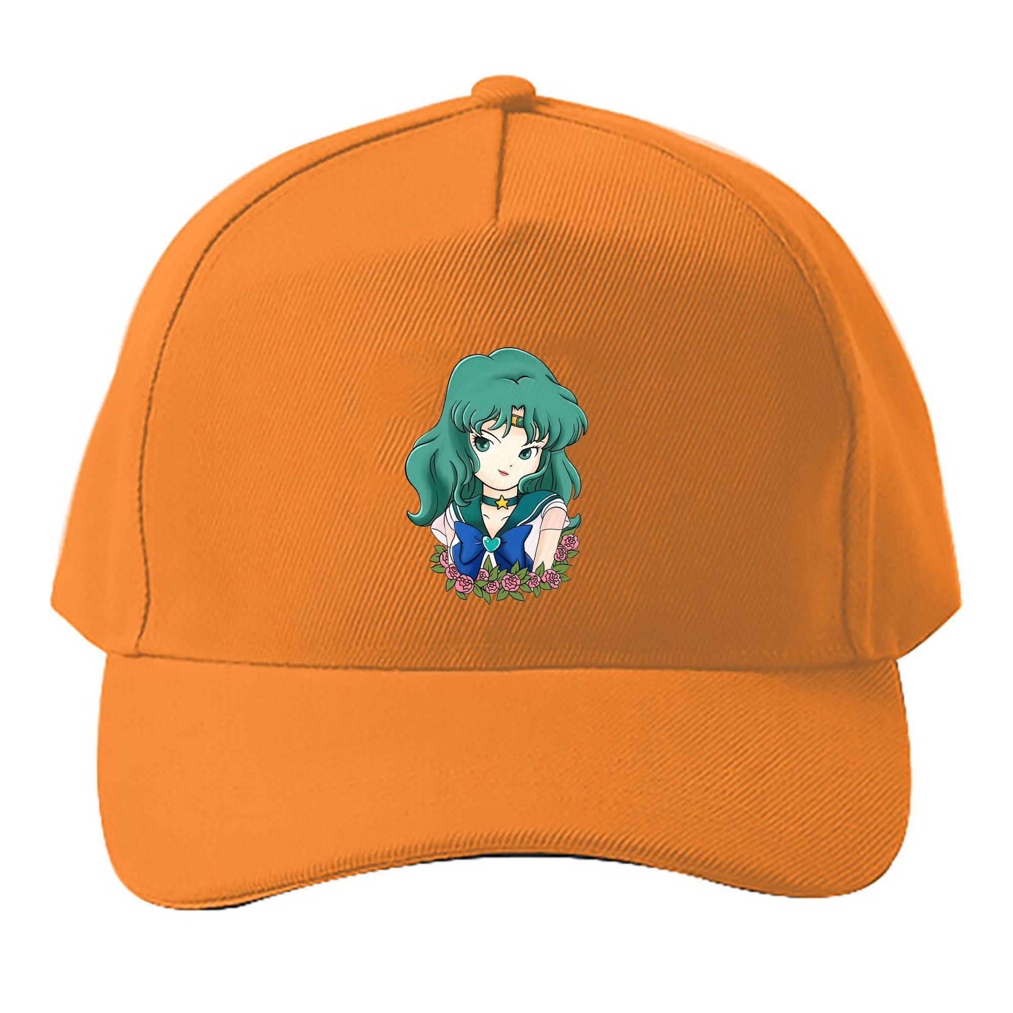（画像用） 美少女戦士セーラームーン 海王 みちる（かいおう みちる） Sailor Moon Kaiou Michiru ベースボールキャップ 綿100％ 男女兼用 帽子 スポーツ