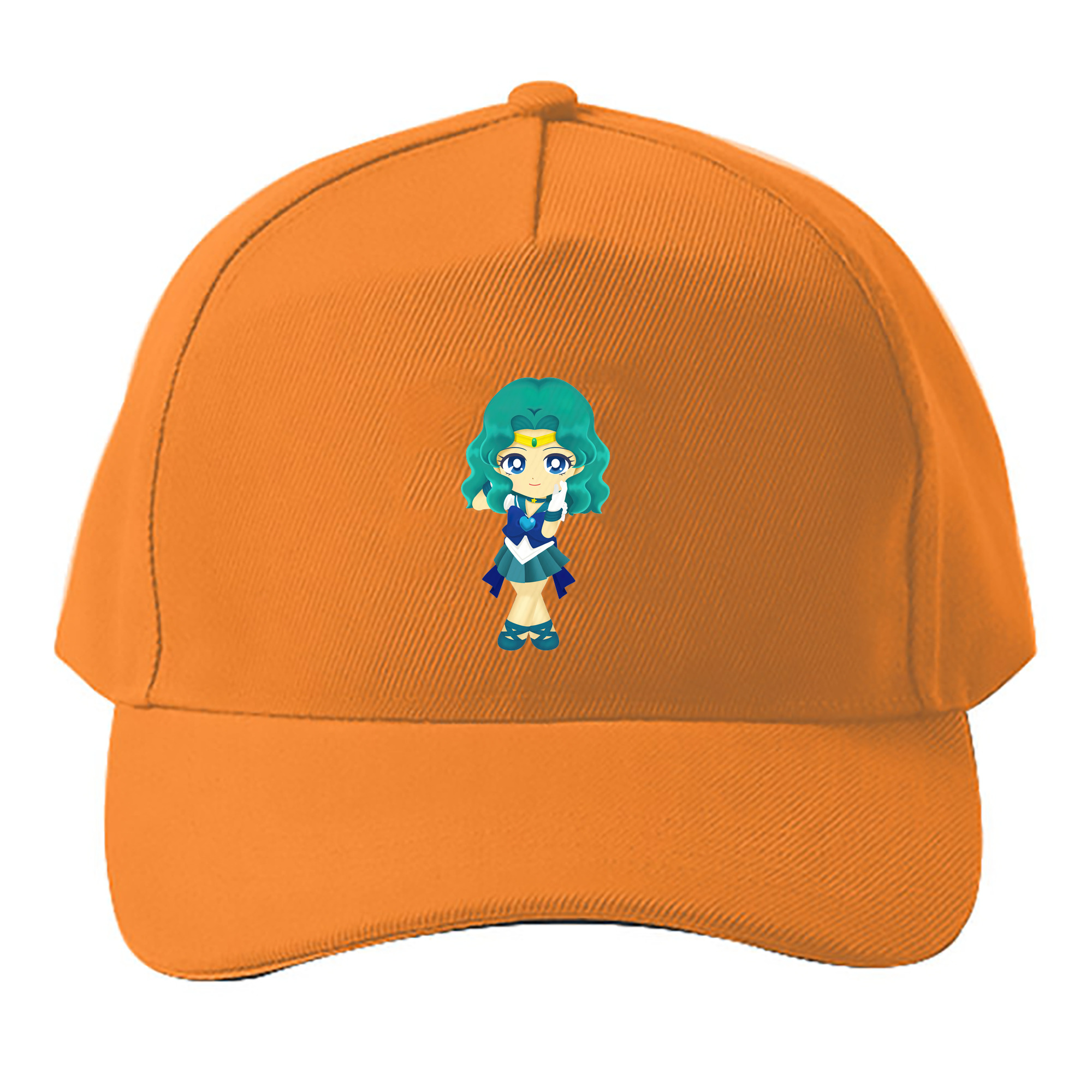 （画像用） 美少女戦士セーラームーン 海王 みちる（かいおう みちる） Sailor Moon Kaiou Michiru ベースボールキャップ 綿100％ 男女兼用 帽子 スポーツ