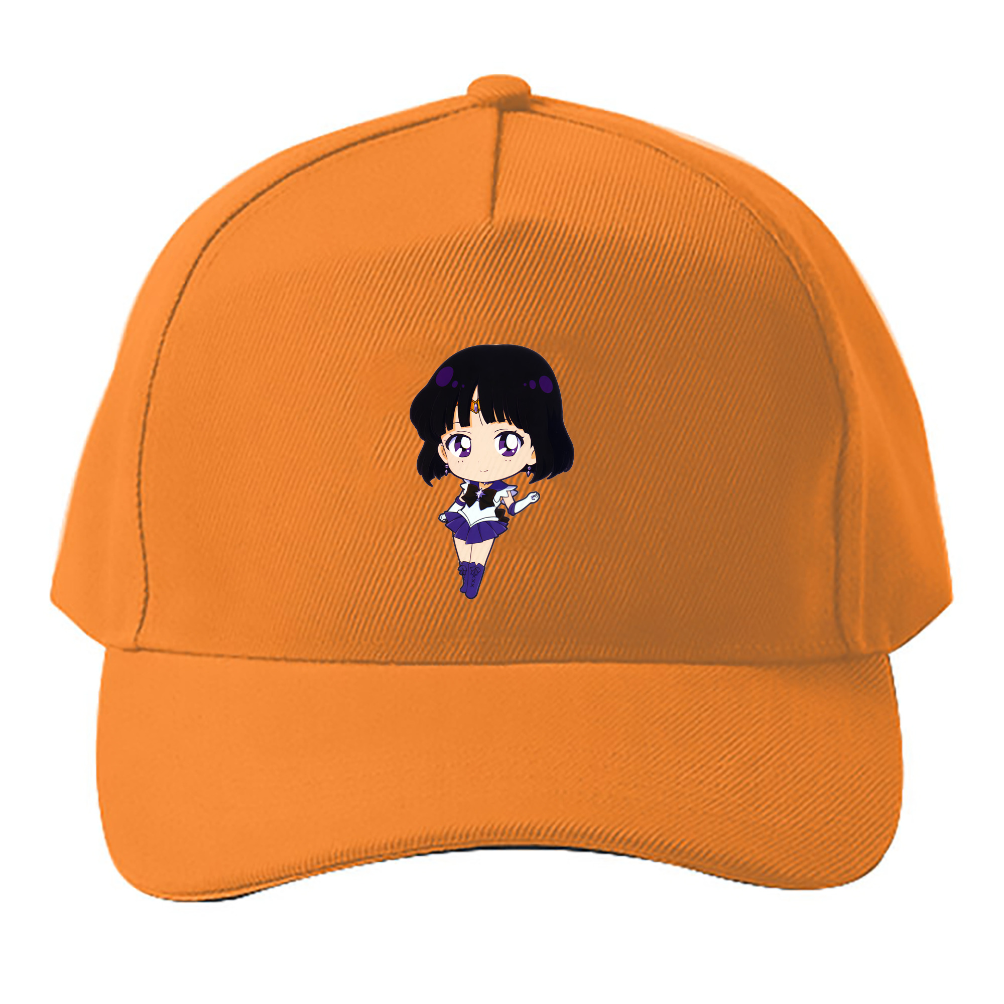 （画像用） 美少女戦士セーラームーン 土萠ほたる Sailor Moon Tomoe Hotaru （セーラーサターン；Sailor Saturn） ベースボールキャップ 綿100％ 男女兼用 帽子 スポーツ