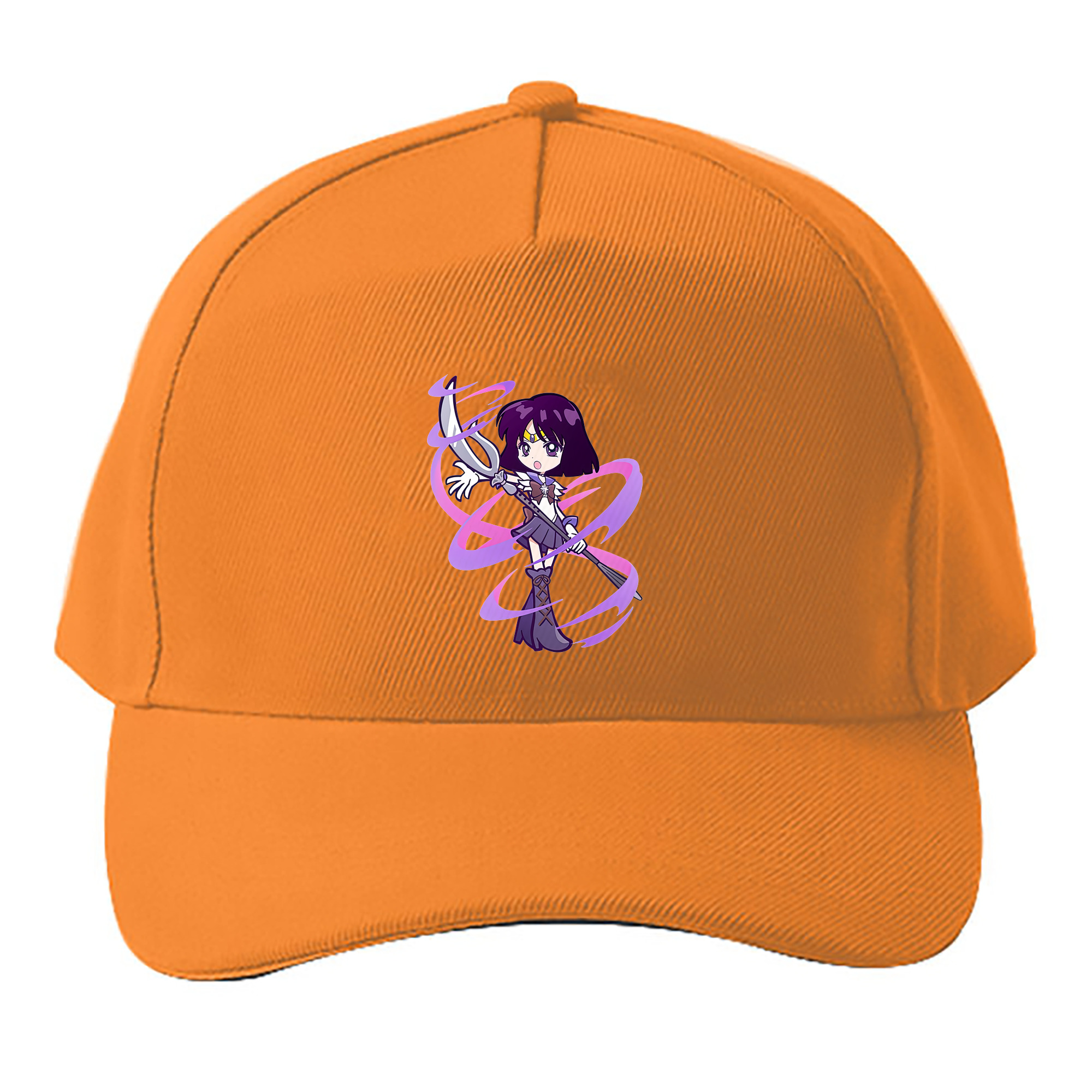 （画像用） 美少女戦士セーラームーン 土萠ほたる Sailor Moon Tomoe Hotaru （セーラーサターン；Sailor Saturn） ベースボールキャップ 綿100％ 男女兼用 帽子 スポーツ