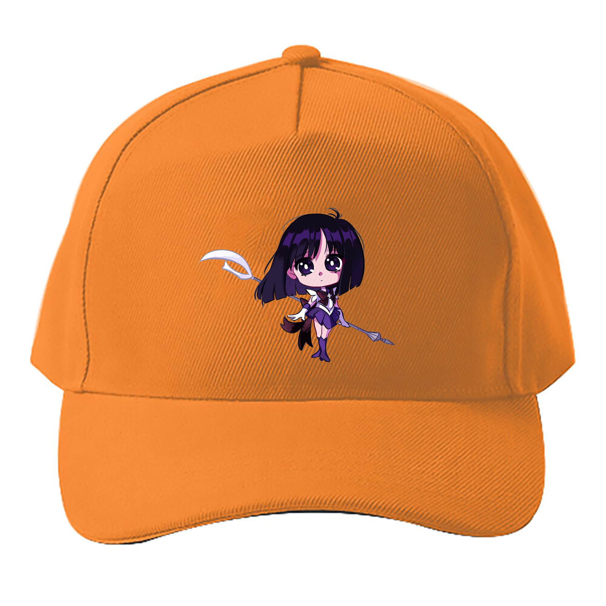 （画像用） 美少女戦士セーラームーン 土萠ほたる Sailor Moon Tomoe Hotaru （セーラーサターン；Sailor Saturn） ベースボールキャップ 綿100％ 男女兼用 帽子 スポーツ