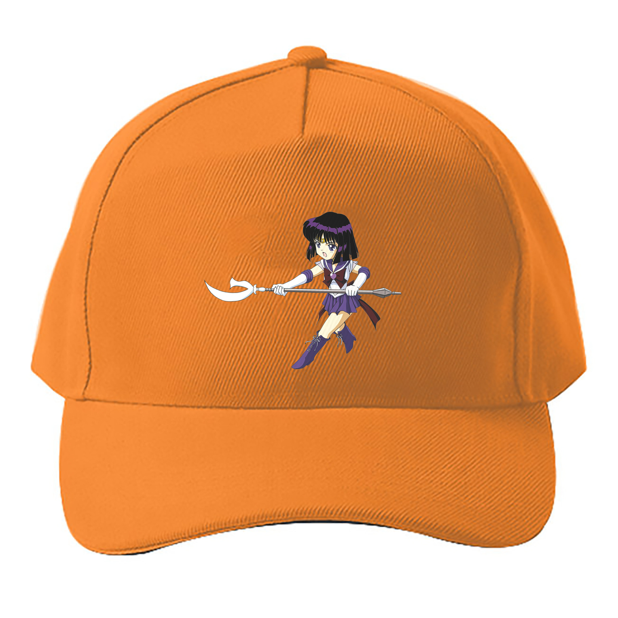 （画像用） 美少女戦士セーラームーン 土萠ほたる Sailor Moon Tomoe Hotaru （セーラーサターン；Sailor Saturn） ベースボールキャップ 綿100％ 男女兼用 帽子 スポーツ