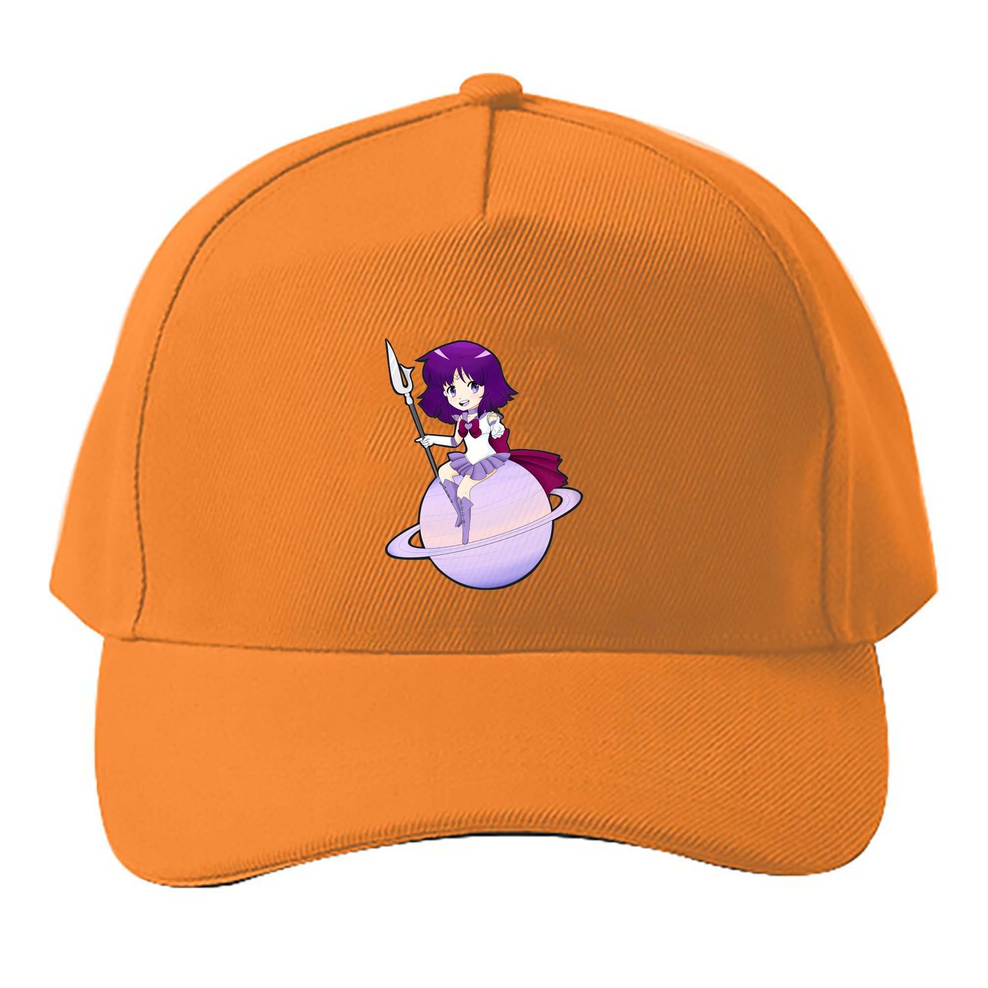 （画像用） 美少女戦士セーラームーン 土萠ほたる Sailor Moon Tomoe Hotaru （セーラーサターン；Sailor Saturn） ベースボールキャップ 綿100％ 男女兼用 帽子 スポーツ