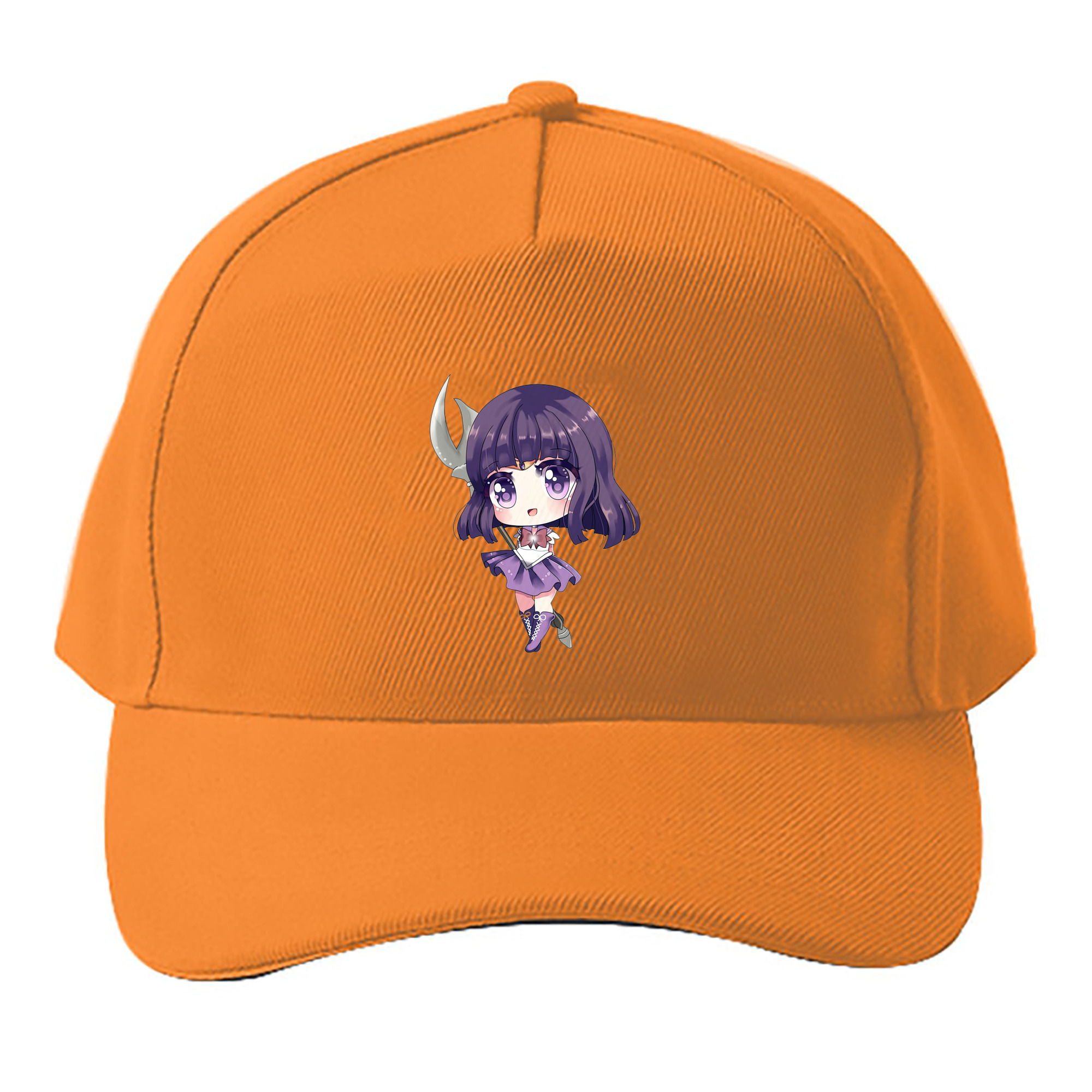 （画像用） 美少女戦士セーラームーン 土萠ほたる Sailor Moon Tomoe Hotaru （セーラーサターン；Sailor Saturn） ベースボールキャップ 綿100％ 男女兼用 帽子 スポーツ