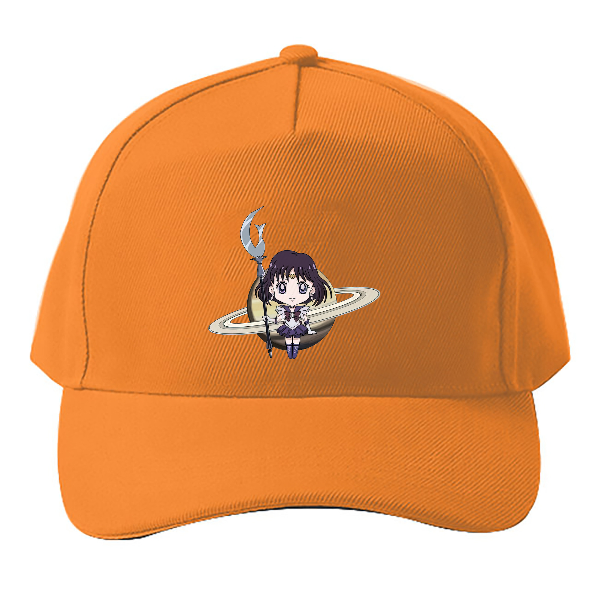 （画像用） 美少女戦士セーラームーン 土萠ほたる Sailor Moon Tomoe Hotaru （セーラーサターン；Sailor Saturn） ベースボールキャップ 綿100％ 男女兼用 帽子 スポーツ