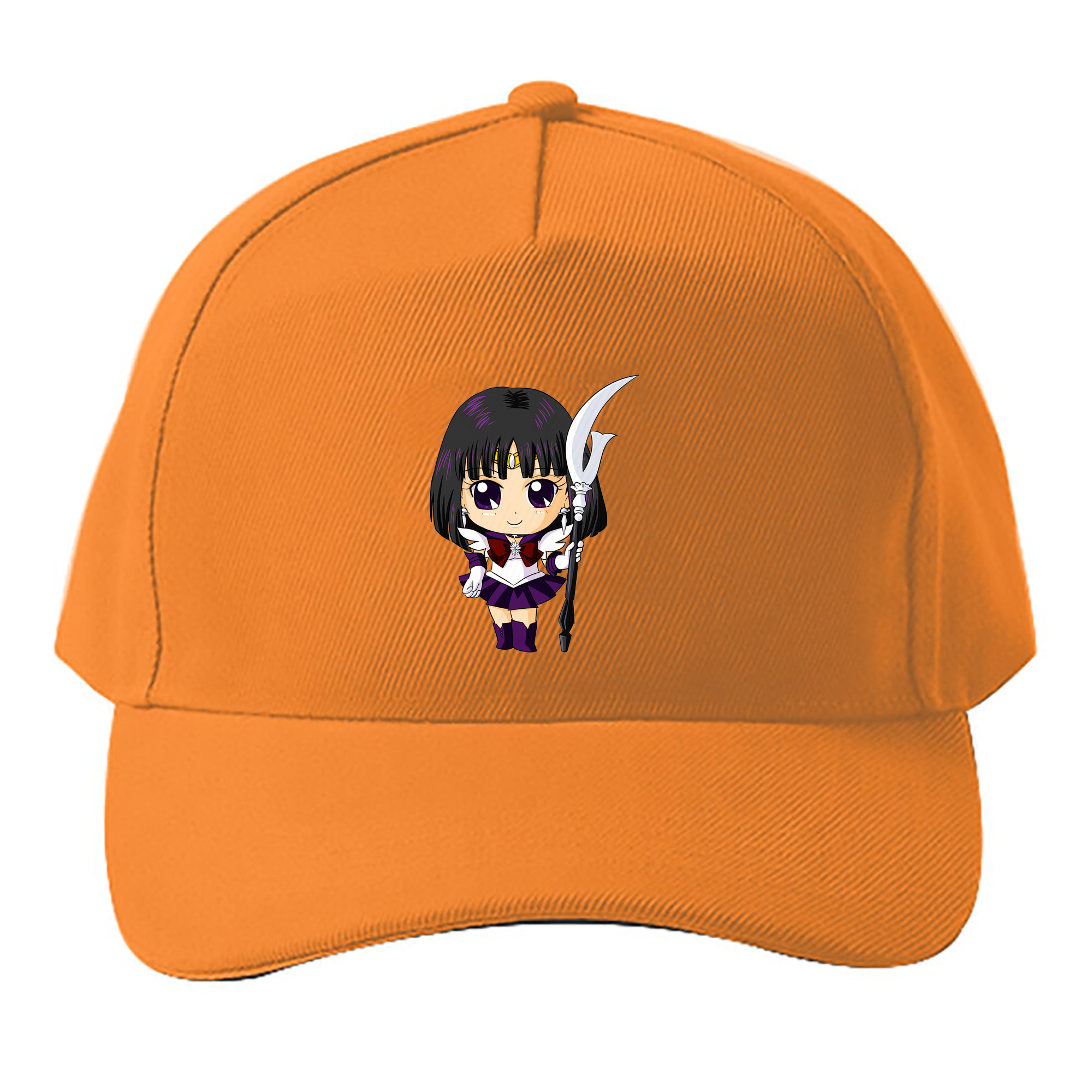 （画像用） 美少女戦士セーラームーン 土萠ほたる Sailor Moon Tomoe Hotaru （セーラーサターン；Sailor Saturn） ベースボールキャップ 綿100％ 男女兼用 帽子 スポーツ