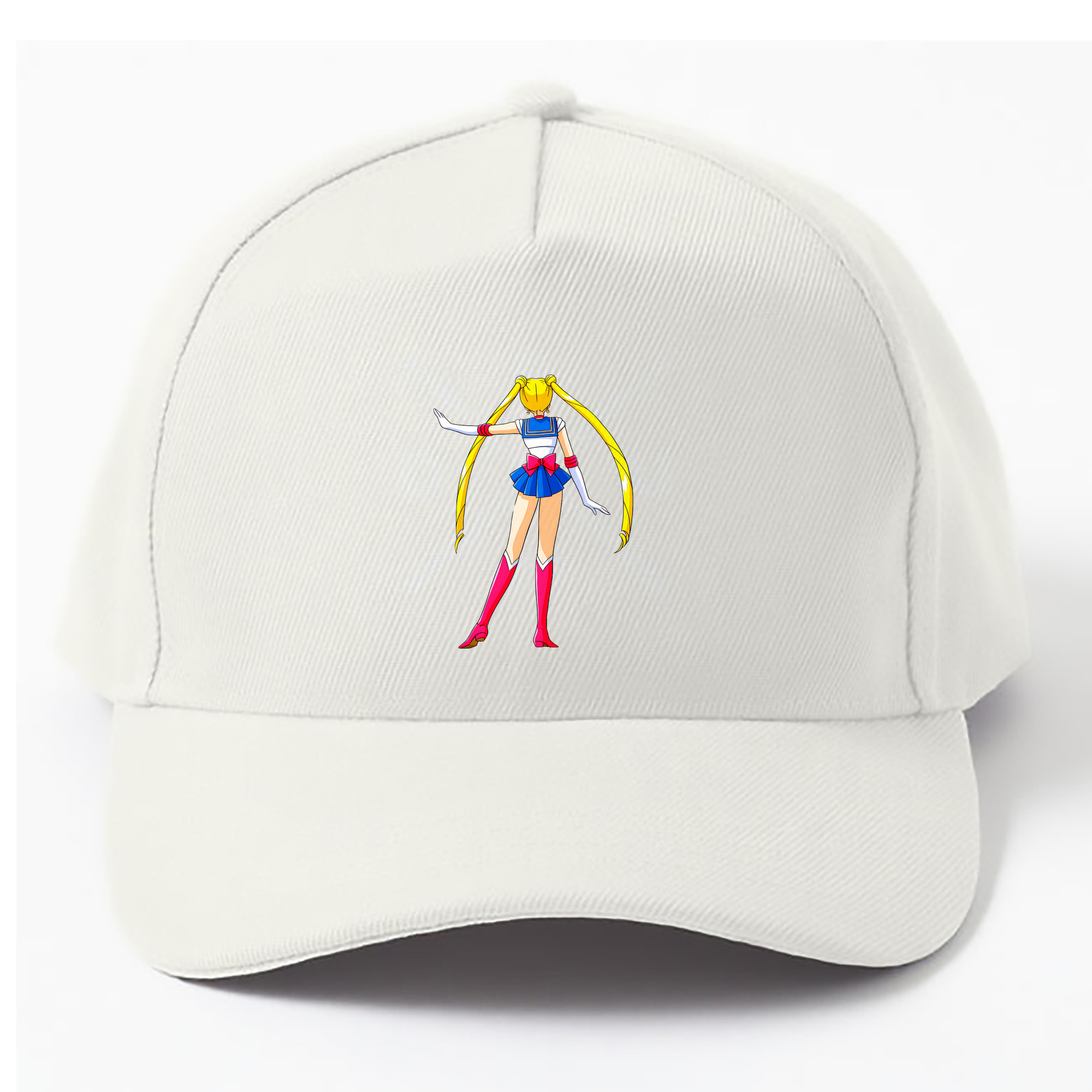 （画像用） 美少女戦士セーラームーン 月野 うさぎ つきの うさぎ Sailor Moon Tsukino Usagi ベースボールキャップ 綿100％ 男女兼用 帽子 スポーツ