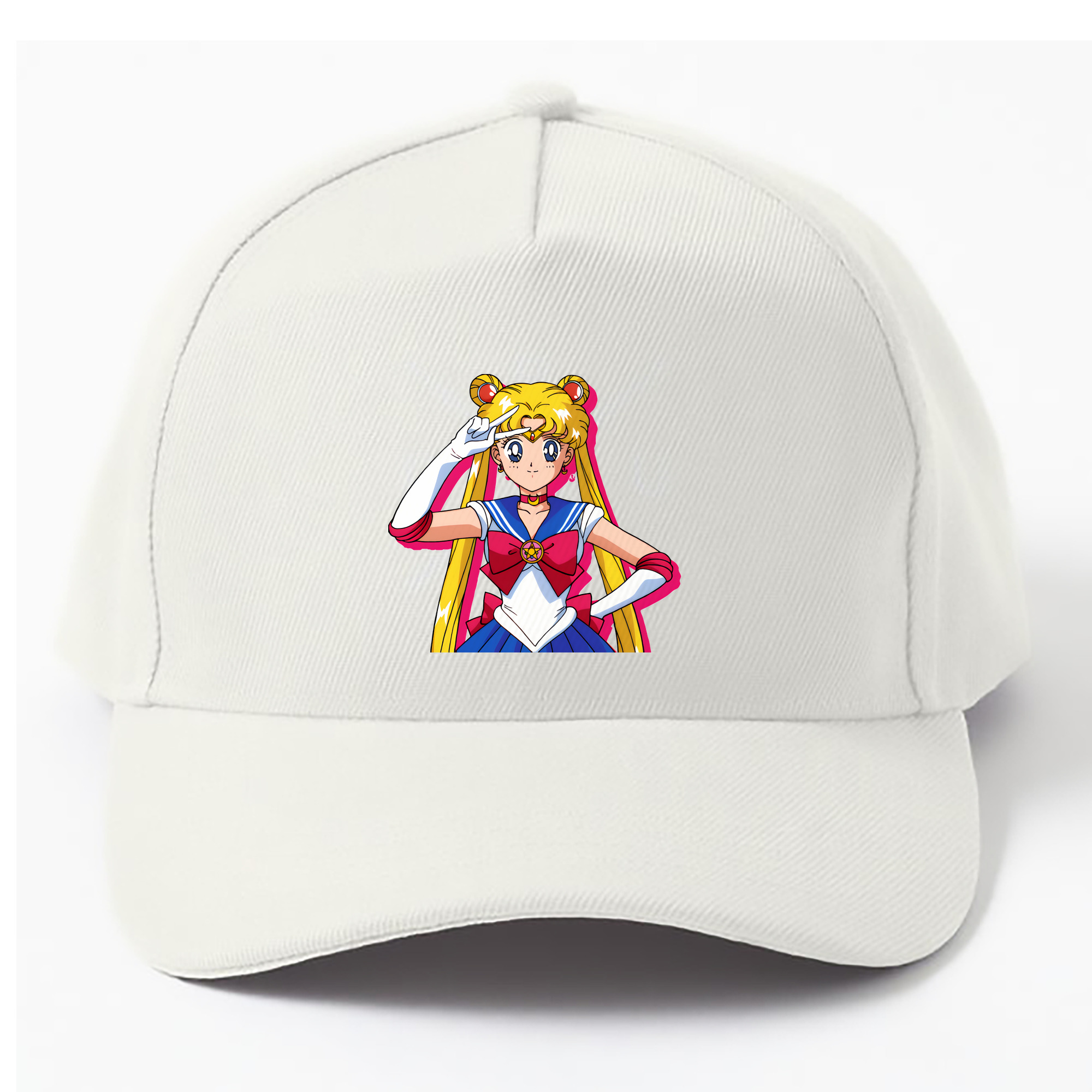 （画像用） 美少女戦士セーラームーン 月野 うさぎ つきの うさぎ Sailor Moon Tsukino Usagi ベースボールキャップ 綿100％ 男女兼用 帽子 スポーツ