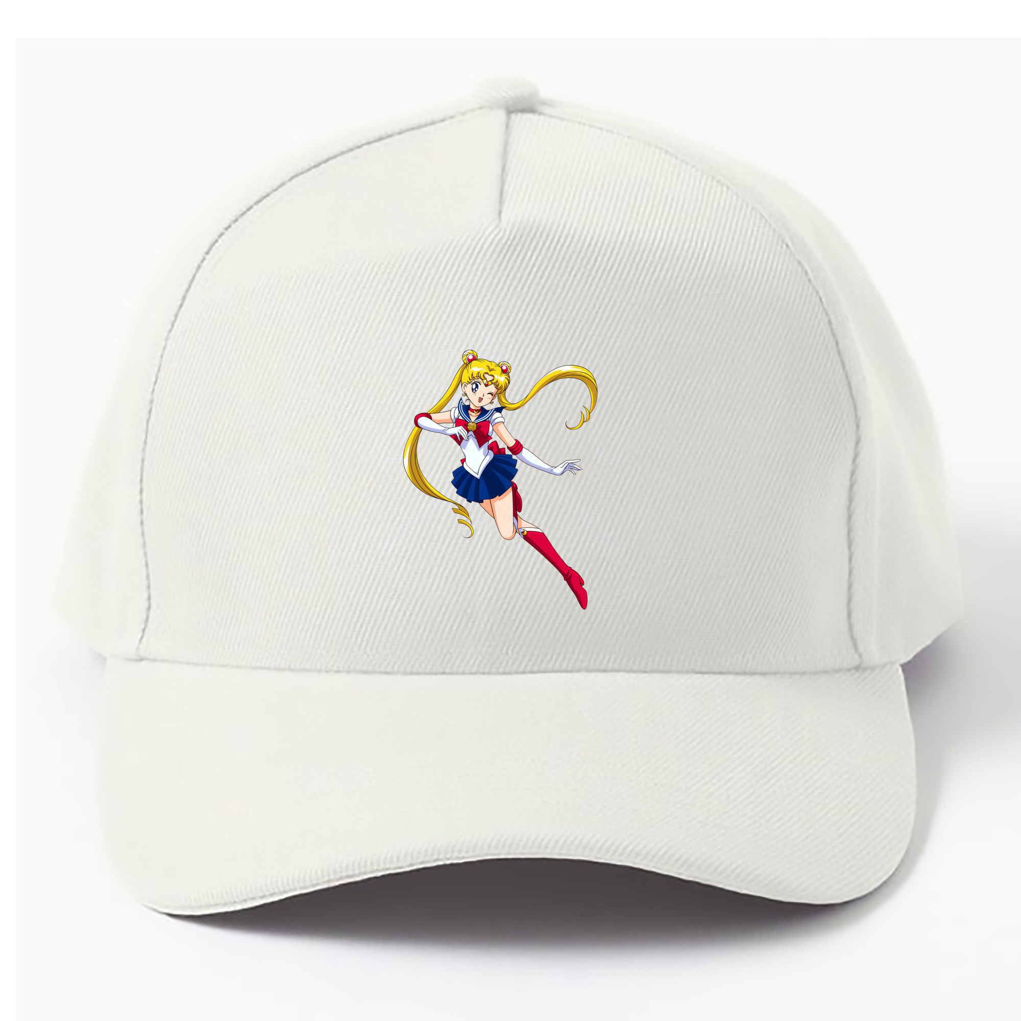 （画像用） 美少女戦士セーラームーン 月野 うさぎ つきの うさぎ Sailor Moon Tsukino Usagi ベースボールキャップ 綿100％ 男女兼用 帽子 スポーツ