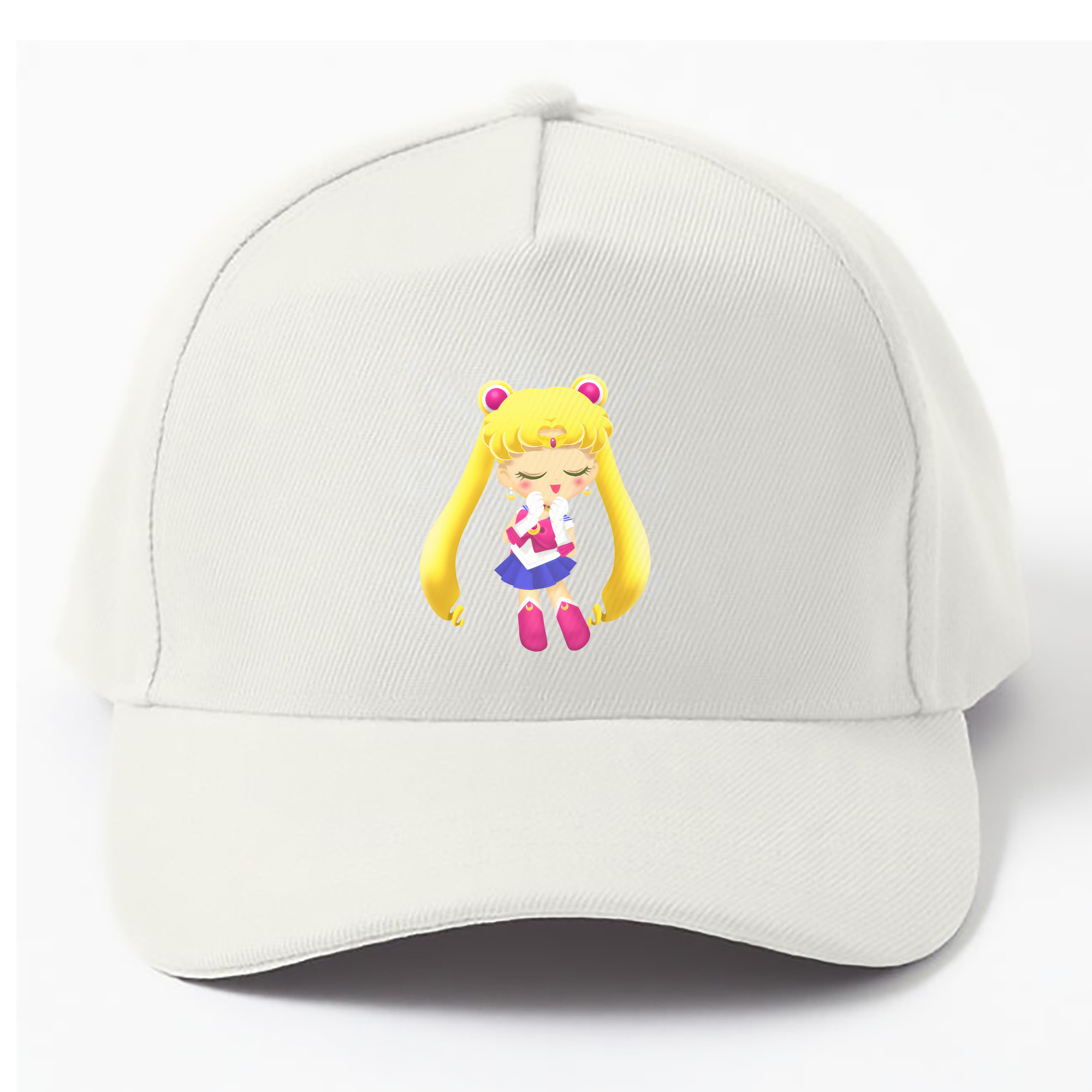 （画像用） 美少女戦士セーラームーン 月野 うさぎ つきの うさぎ Sailor Moon Tsukino Usagi ベースボールキャップ 綿100％ 男女兼用 帽子 スポーツ