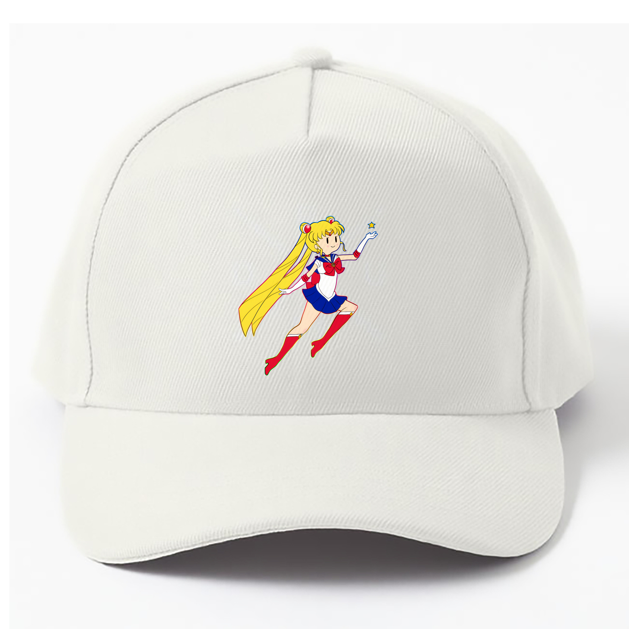 （画像用） 美少女戦士セーラームーン 月野 うさぎ つきの うさぎ Sailor Moon Tsukino Usagi ベースボールキャップ 綿100％ 男女兼用 帽子 スポーツ