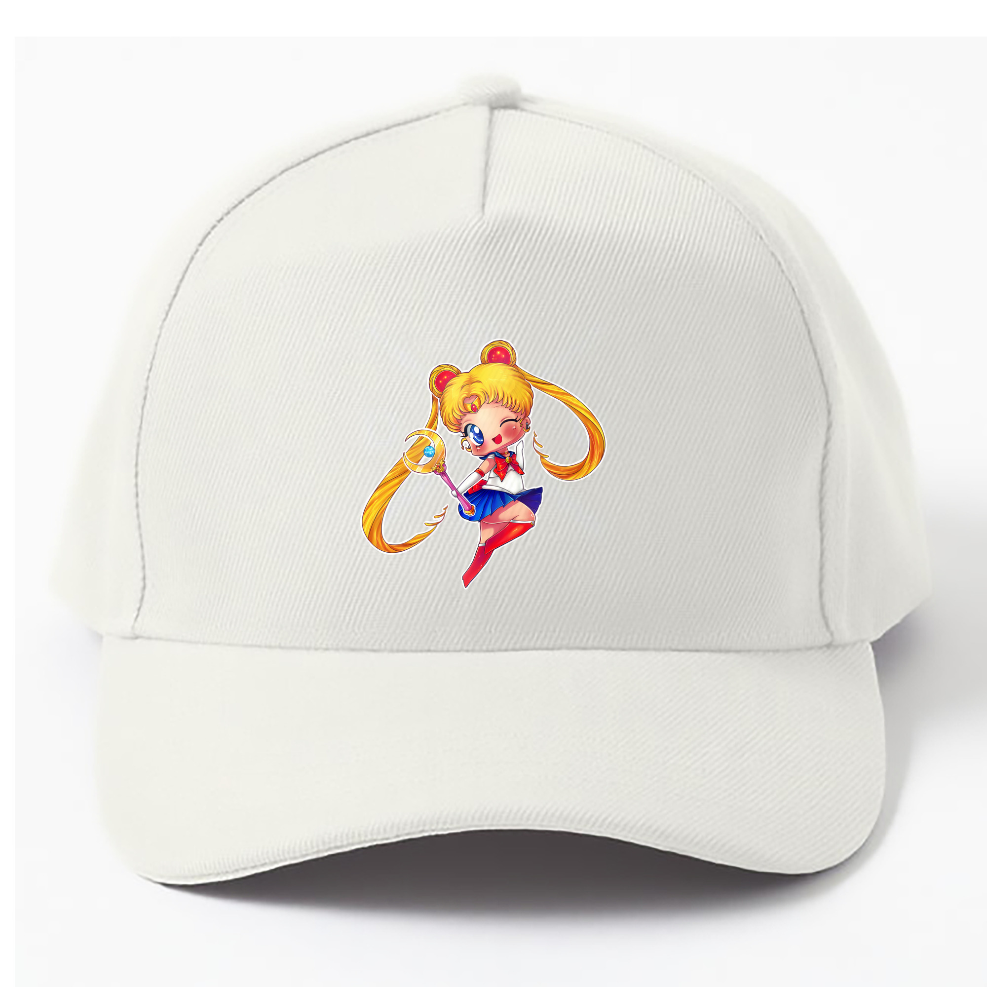 （画像用） 美少女戦士セーラームーン 月野 うさぎ つきの うさぎ Sailor Moon Tsukino Usagi ベースボールキャップ 綿100％ 男女兼用 帽子 スポーツ