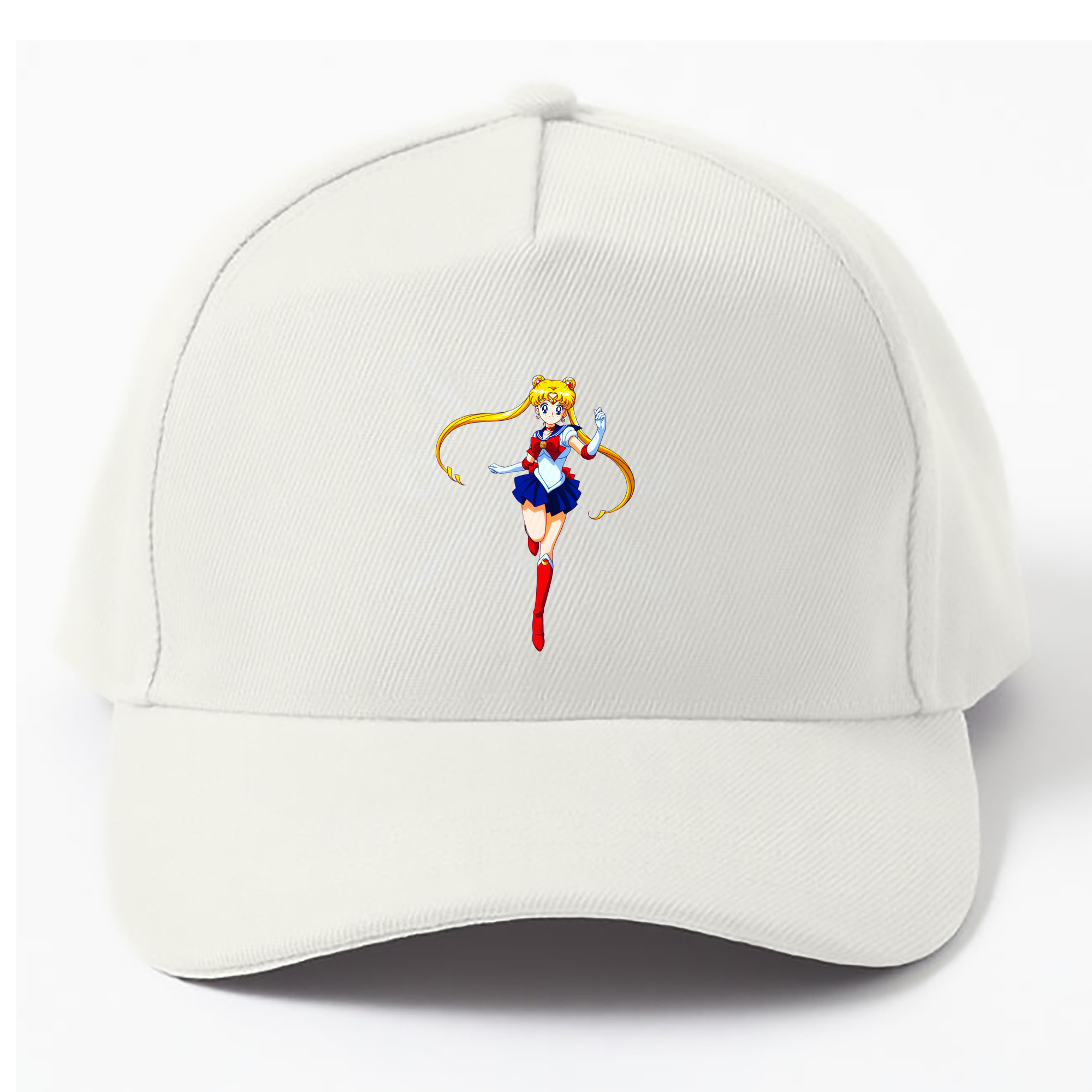 （画像用） 美少女戦士セーラームーン 月野 うさぎ つきの うさぎ Sailor Moon Tsukino Usagi ベースボールキャップ 綿100％ 男女兼用 帽子 スポーツ