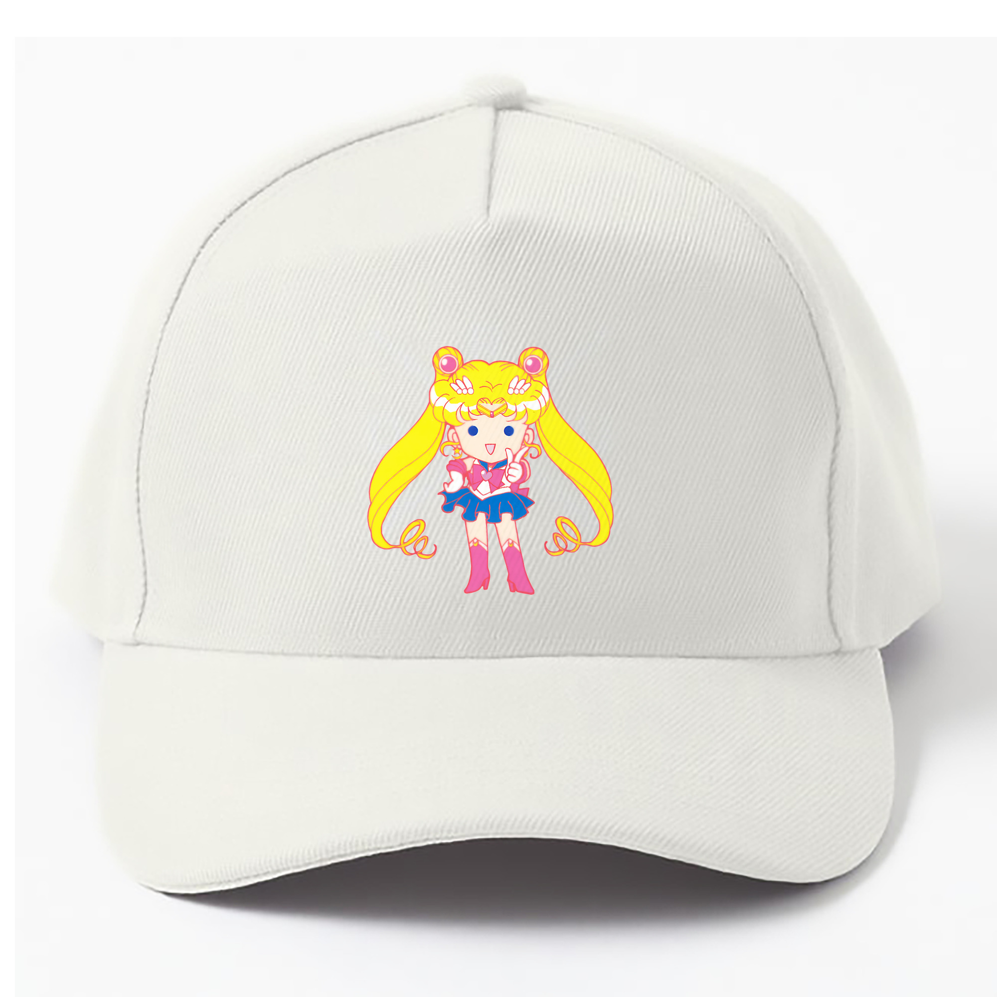 （画像用） 美少女戦士セーラームーン 月野 うさぎ つきの うさぎ Sailor Moon Tsukino Usagi ベースボールキャップ 綿100％ 男女兼用 帽子 スポーツ
