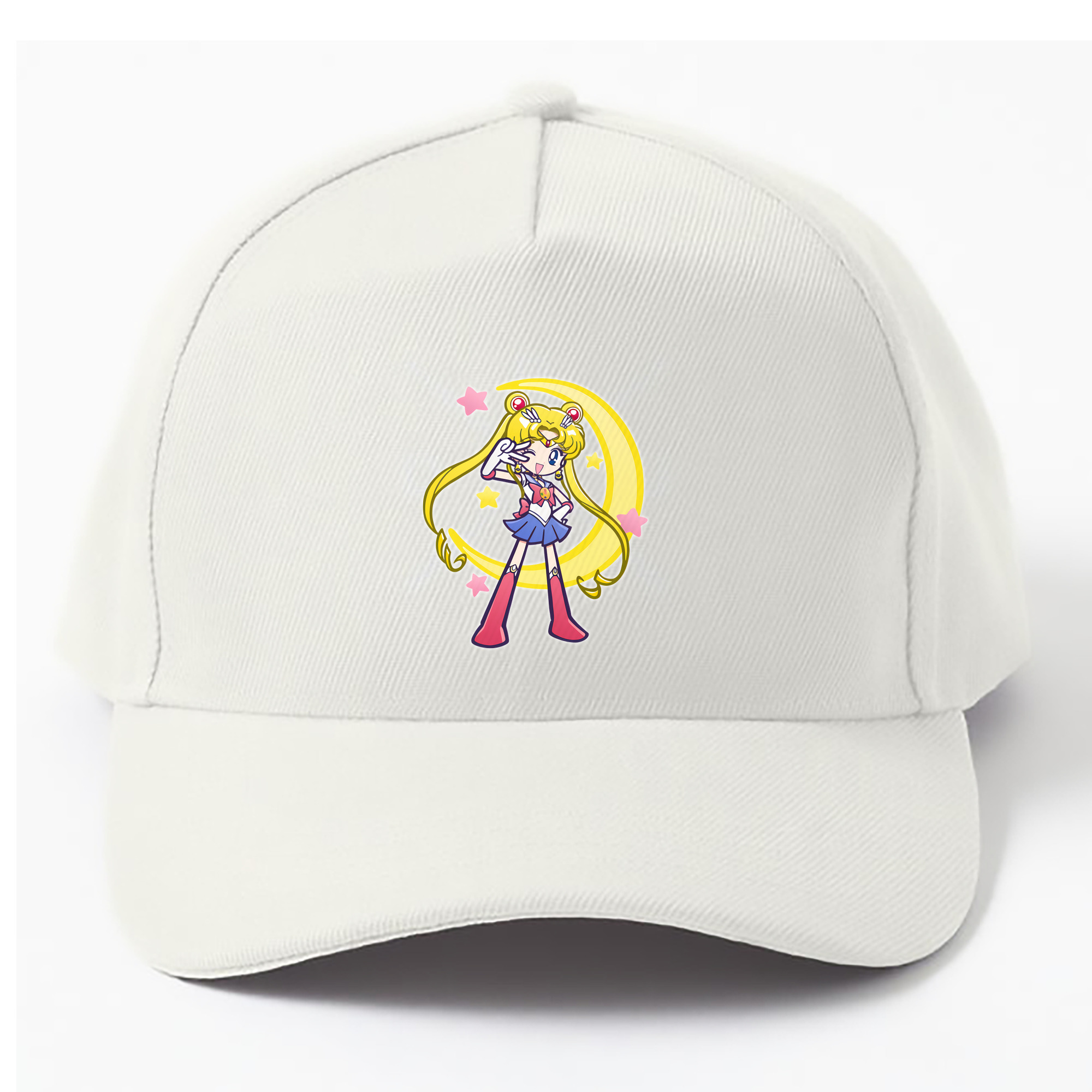 （画像用） 美少女戦士セーラームーン 月野 うさぎ つきの うさぎ Sailor Moon Tsukino Usagi ベースボールキャップ 綿100％ 男女兼用 帽子 スポーツ