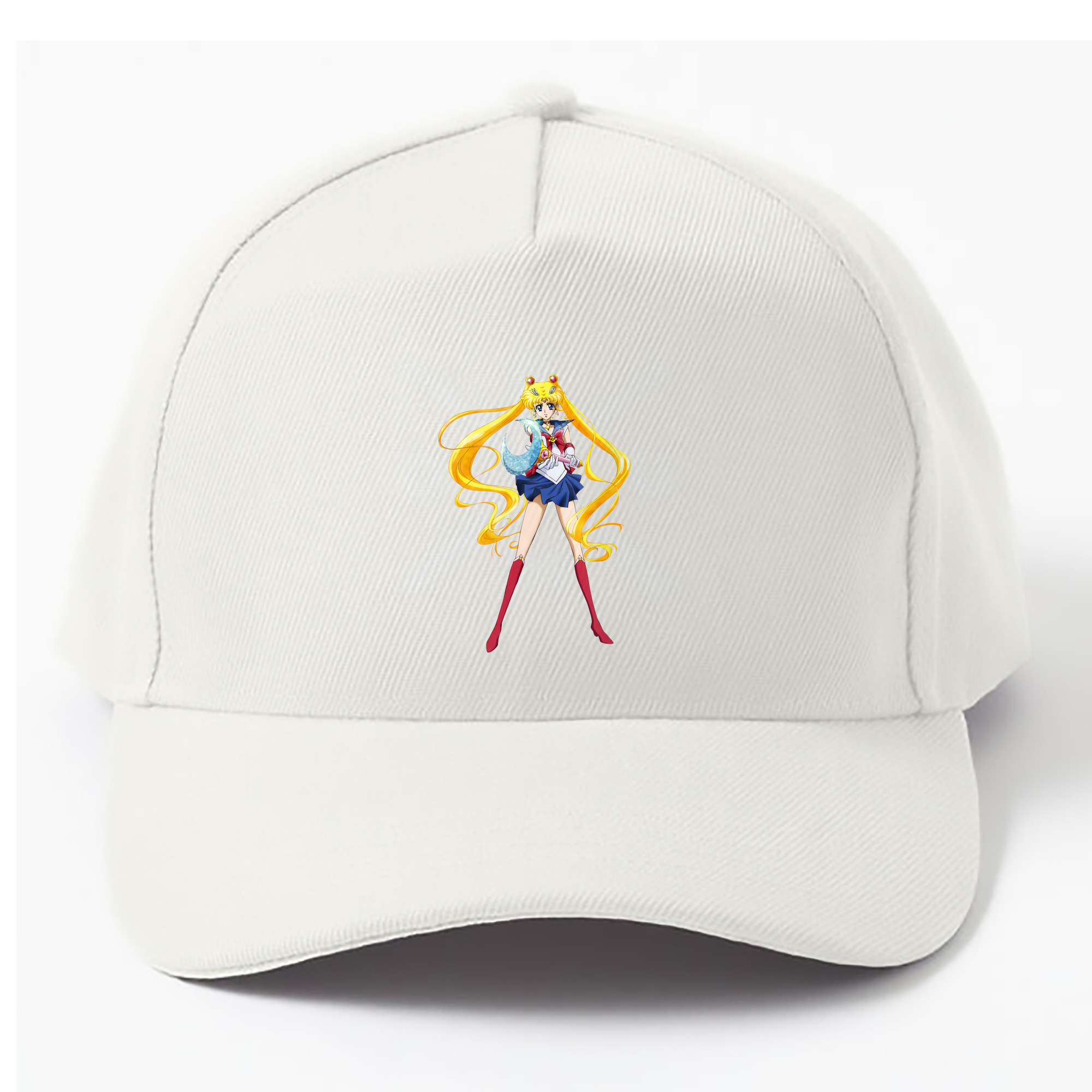（画像用） 美少女戦士セーラームーン 月野 うさぎ つきの うさぎ Sailor Moon Tsukino Usagi ベースボールキャップ 綿100％ 男女兼用 帽子 スポーツ