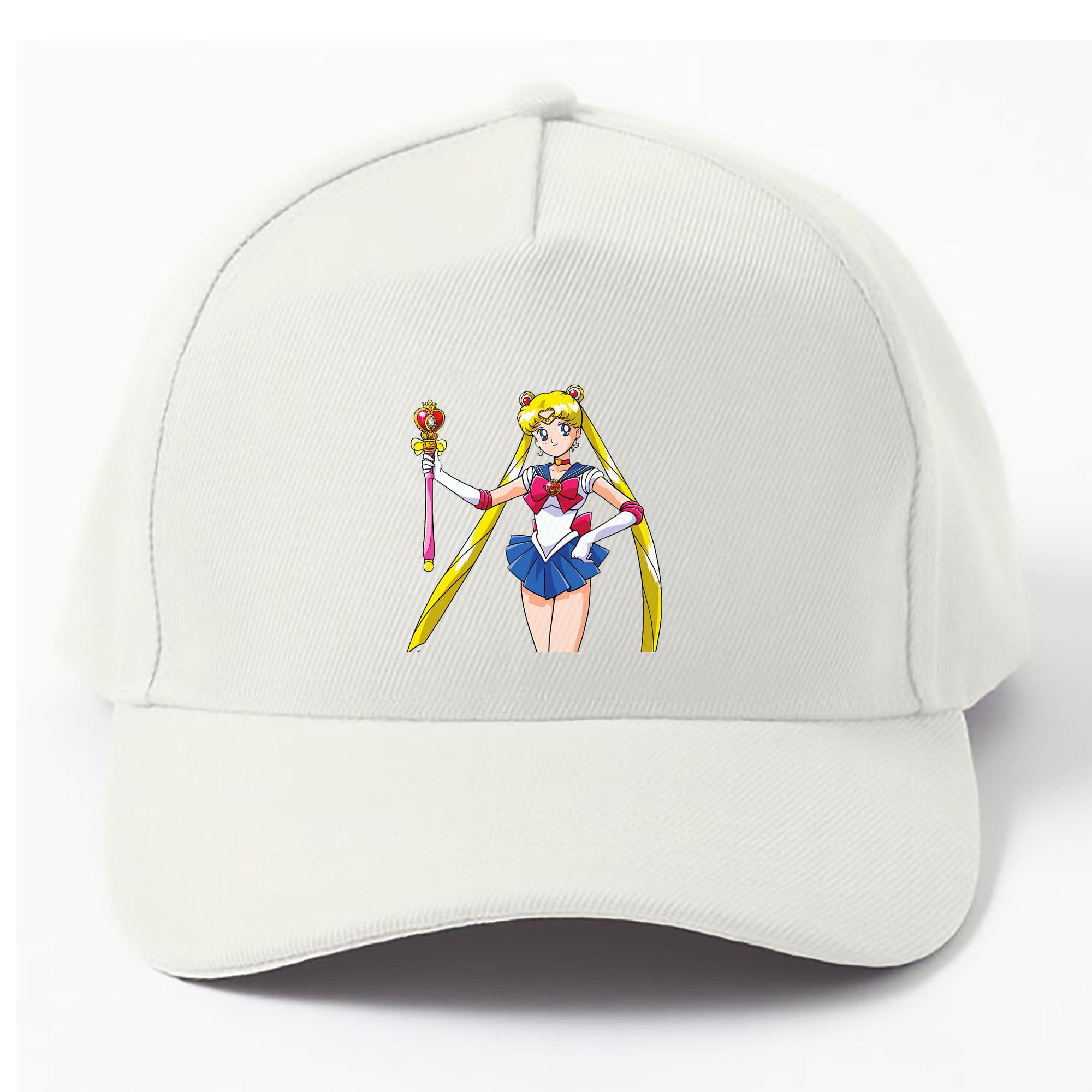 （画像用） 美少女戦士セーラームーン 月野 うさぎ つきの うさぎ Sailor Moon Tsukino Usagi ベースボールキャップ 綿100％ 男女兼用 帽子 スポーツ