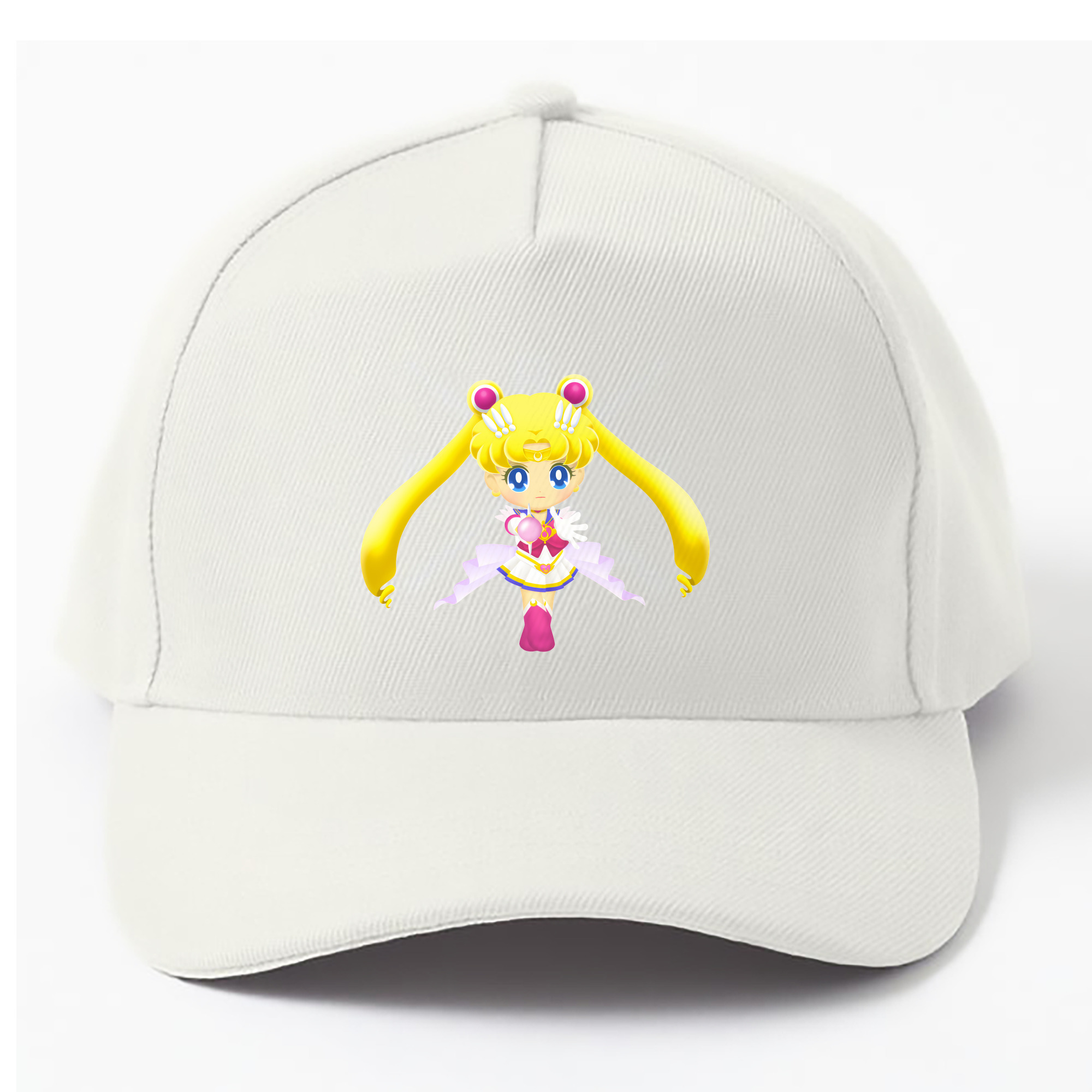 （画像用） 美少女戦士セーラームーン 月野 うさぎ つきの うさぎ Sailor Moon Tsukino Usagi ベースボールキャップ 綿100％ 男女兼用 帽子 スポーツ
