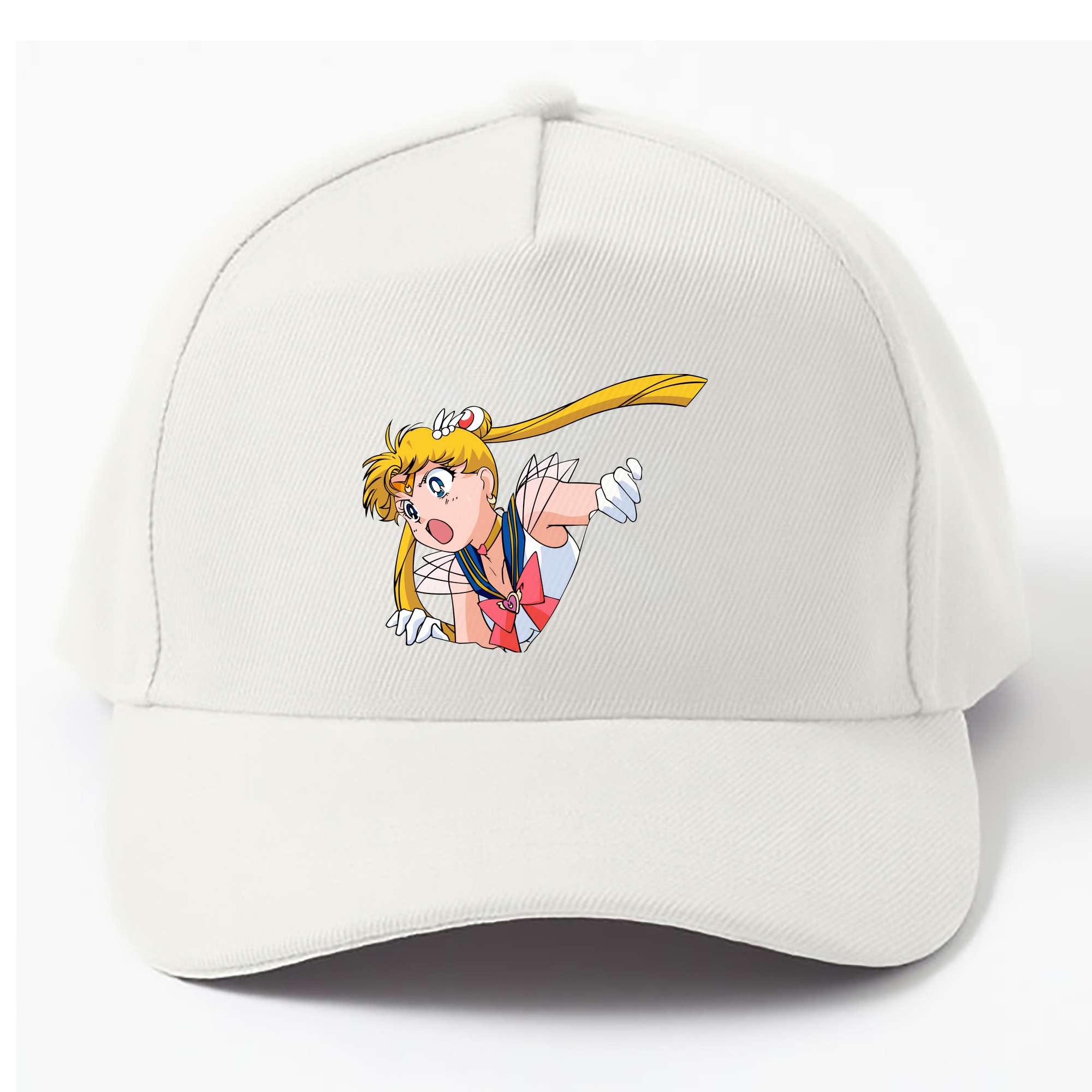 （画像用） 美少女戦士セーラームーン 月野 うさぎ つきの うさぎ Sailor Moon Tsukino Usagi ベースボールキャップ 綿100％ 男女兼用 帽子 スポーツ