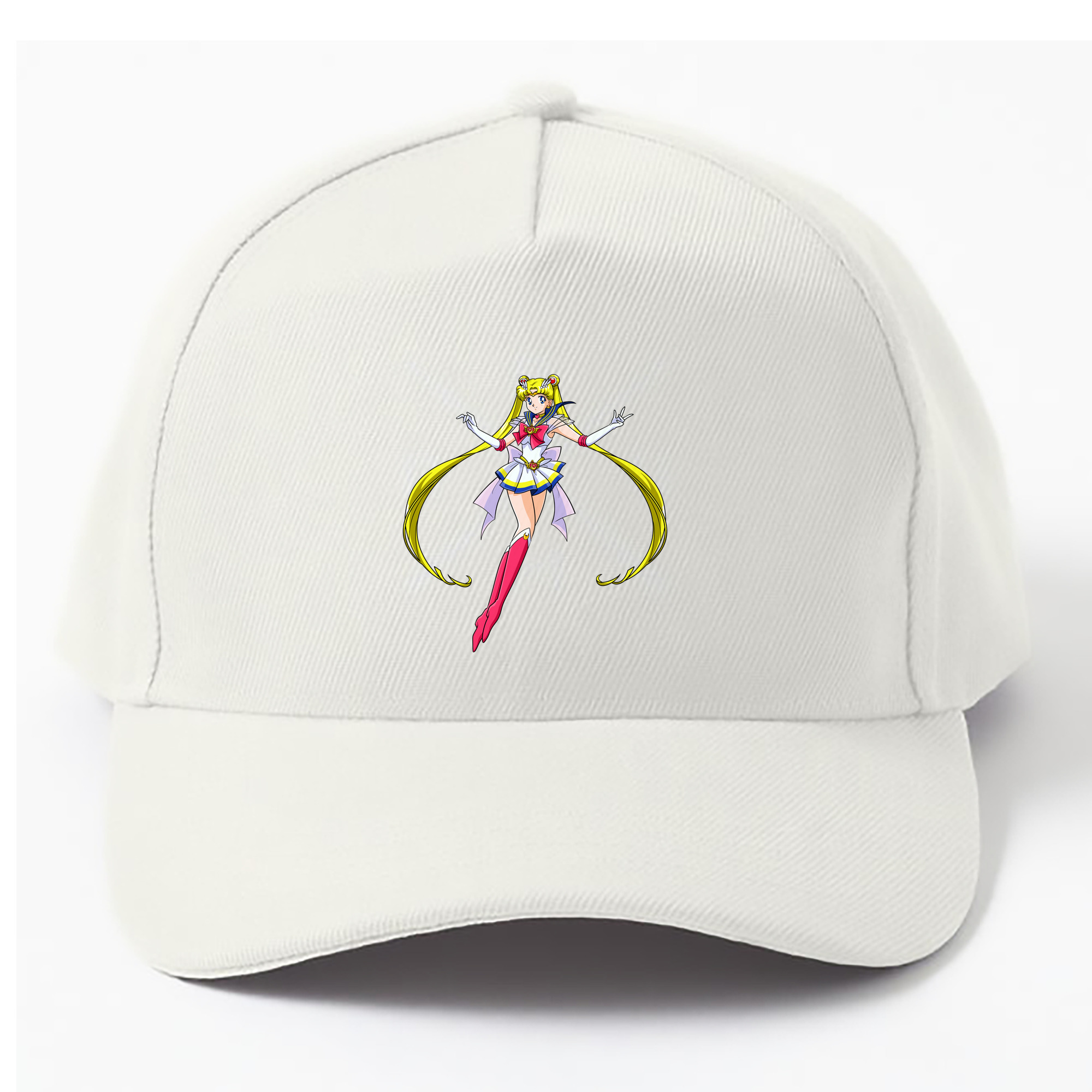（画像用） 美少女戦士セーラームーン 月野 うさぎ つきの うさぎ Sailor Moon Tsukino Usagi ベースボールキャップ 綿100％ 男女兼用 帽子 スポーツ