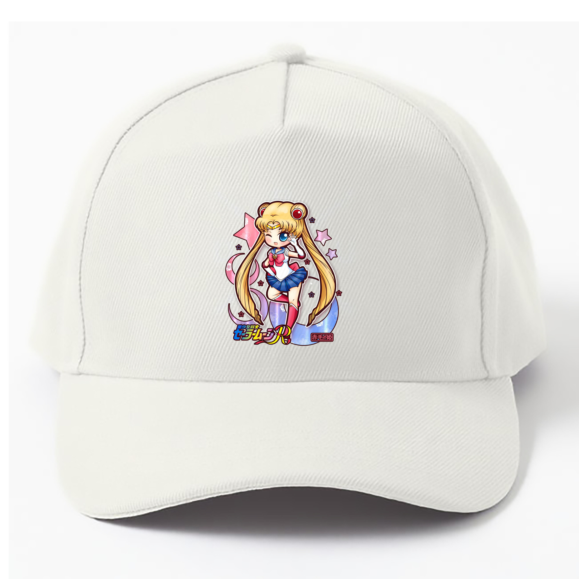 （画像用） 美少女戦士セーラームーン 月野 うさぎ つきの うさぎ Sailor Moon Tsukino Usagi ベースボールキャップ 綿100％ 男女兼用 帽子 スポーツ