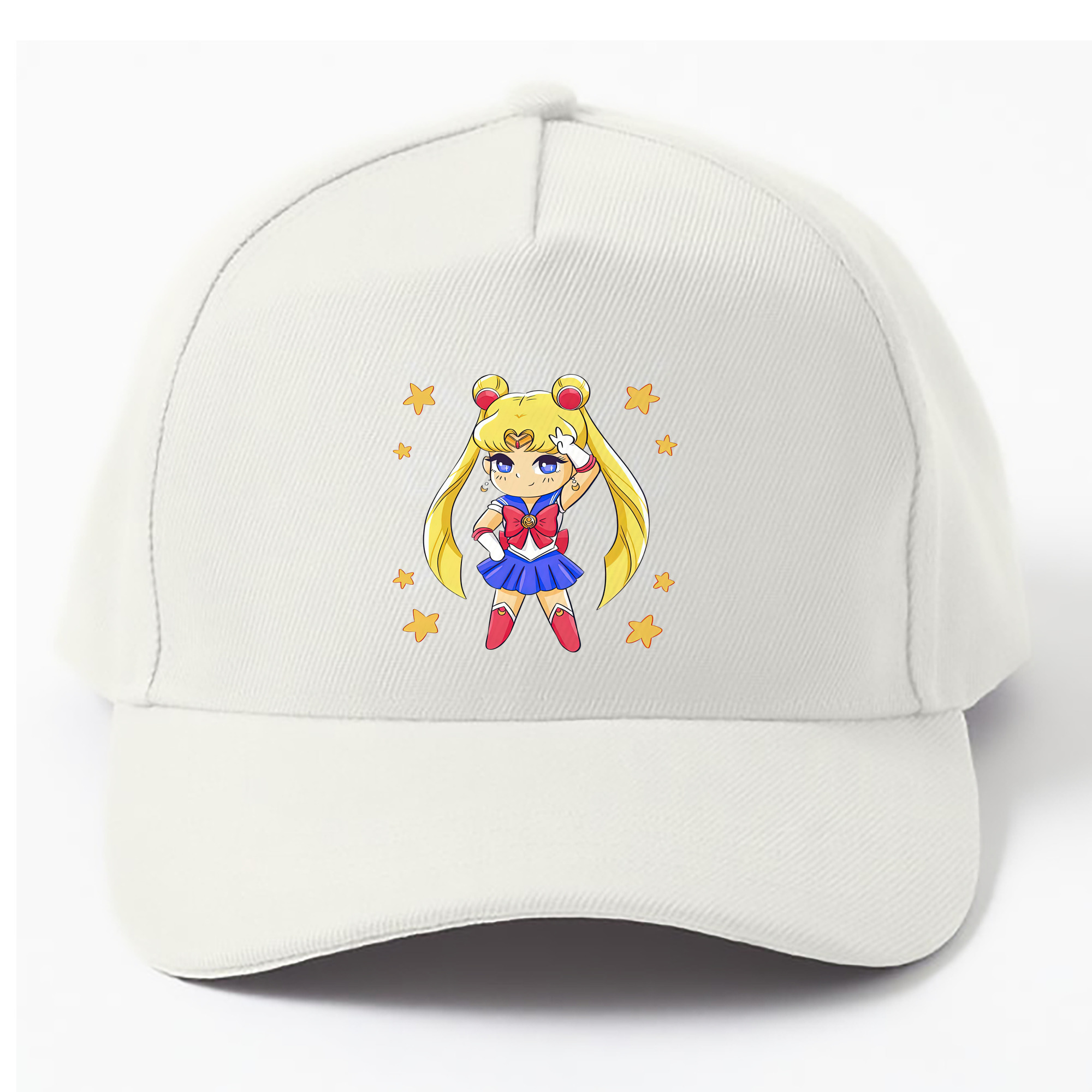 （画像用） 美少女戦士セーラームーン 月野 うさぎ つきの うさぎ Sailor Moon Tsukino Usagi ベースボールキャップ 綿100％ 男女兼用 帽子 スポーツ