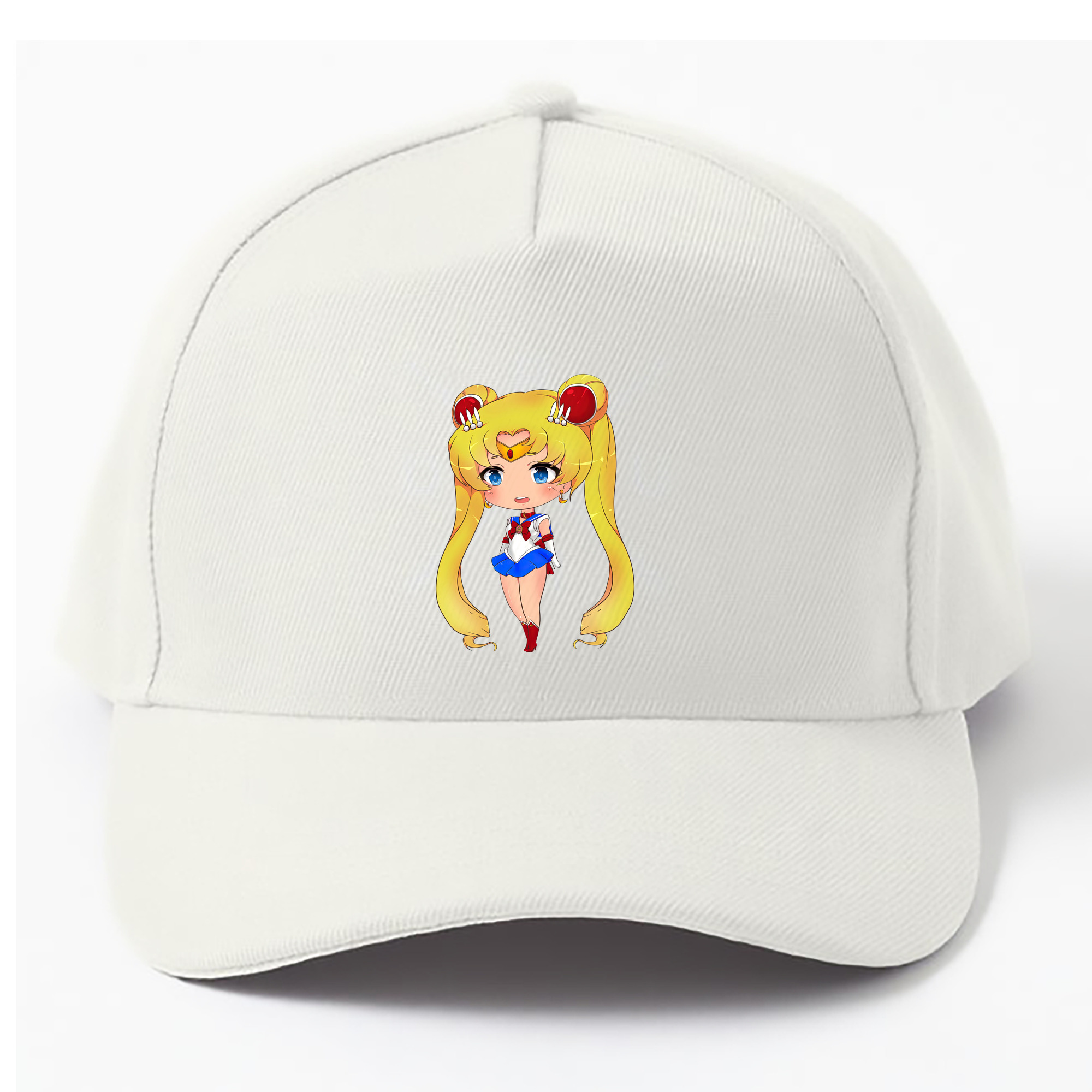 （画像用） 美少女戦士セーラームーン 月野 うさぎ つきの うさぎ Sailor Moon Tsukino Usagi ベースボールキャップ 綿100％ 男女兼用 帽子 スポーツ