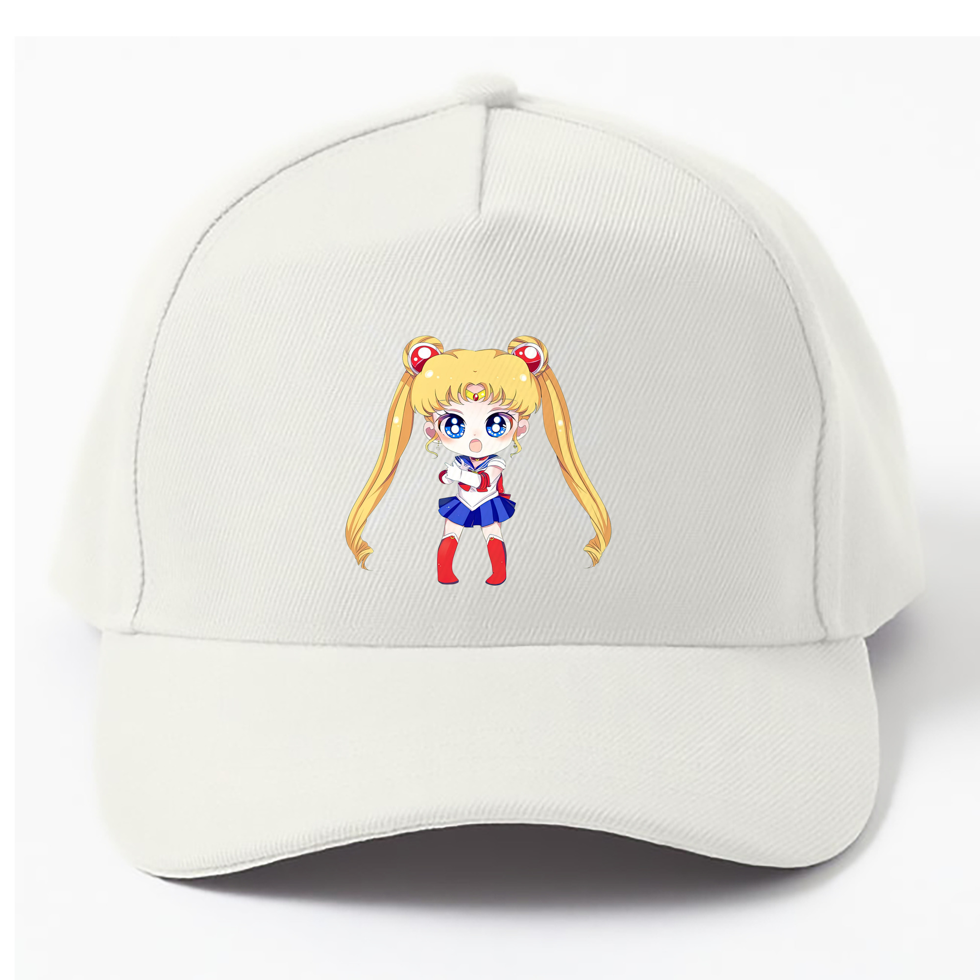 （画像用） 美少女戦士セーラームーン 月野 うさぎ つきの うさぎ Sailor Moon Tsukino Usagi ベースボールキャップ 綿100％ 男女兼用 帽子 スポーツ