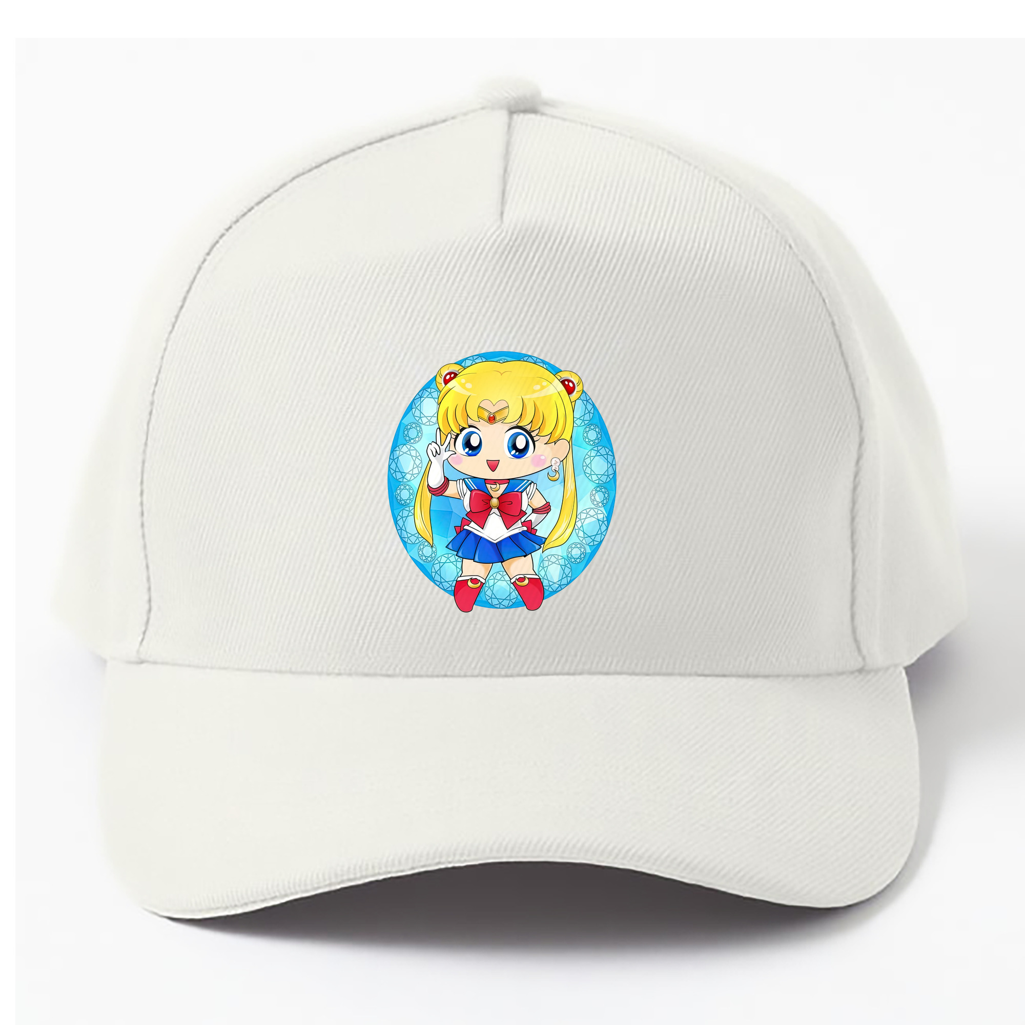 （画像用） 美少女戦士セーラームーン 月野 うさぎ つきの うさぎ Sailor Moon Tsukino Usagi ベースボールキャップ 綿100％ 男女兼用 帽子 スポーツ